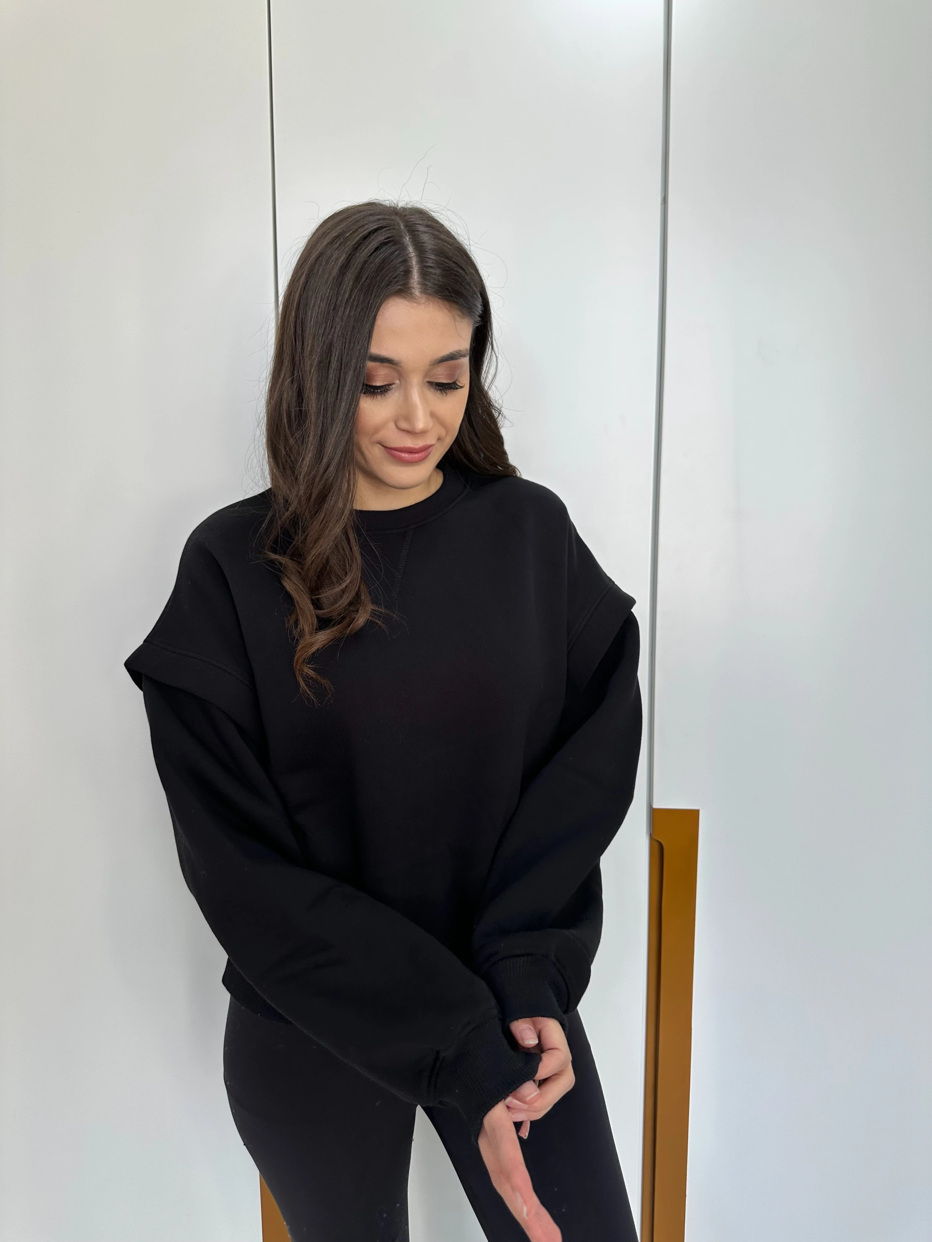 Kol Detaylı Sweatshirt