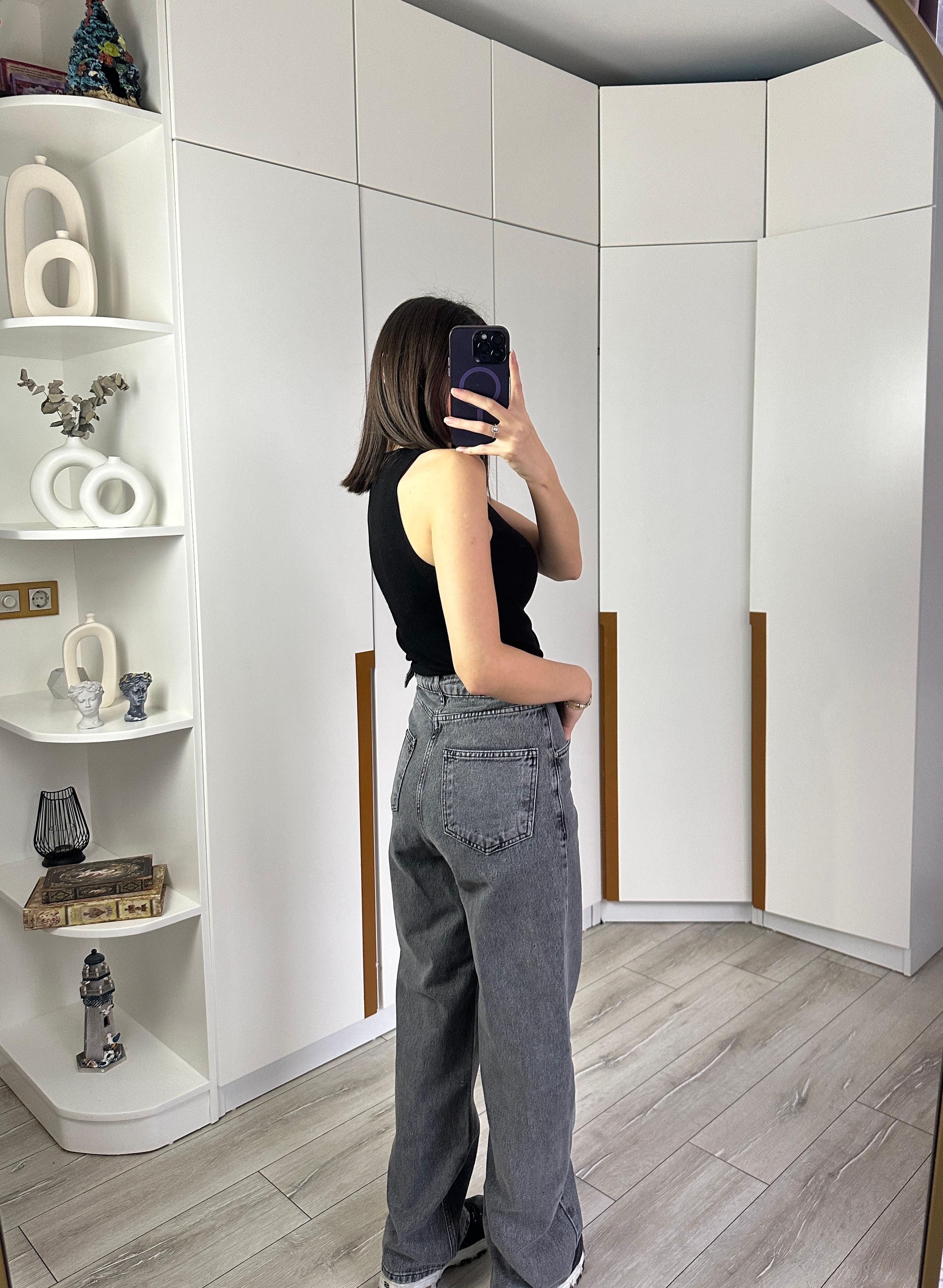 Kemer Detaylı Jean 