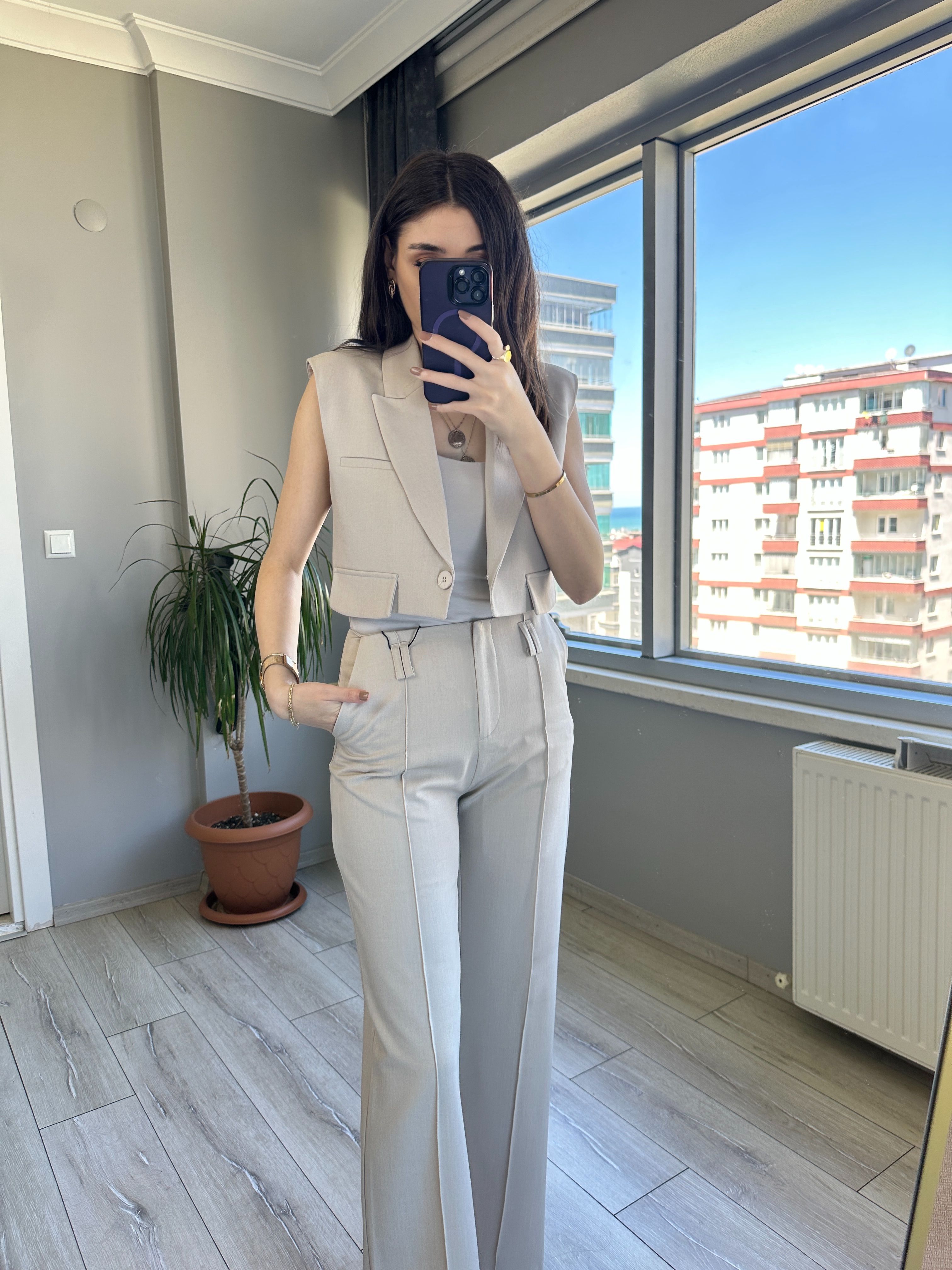Premium Bej Takım