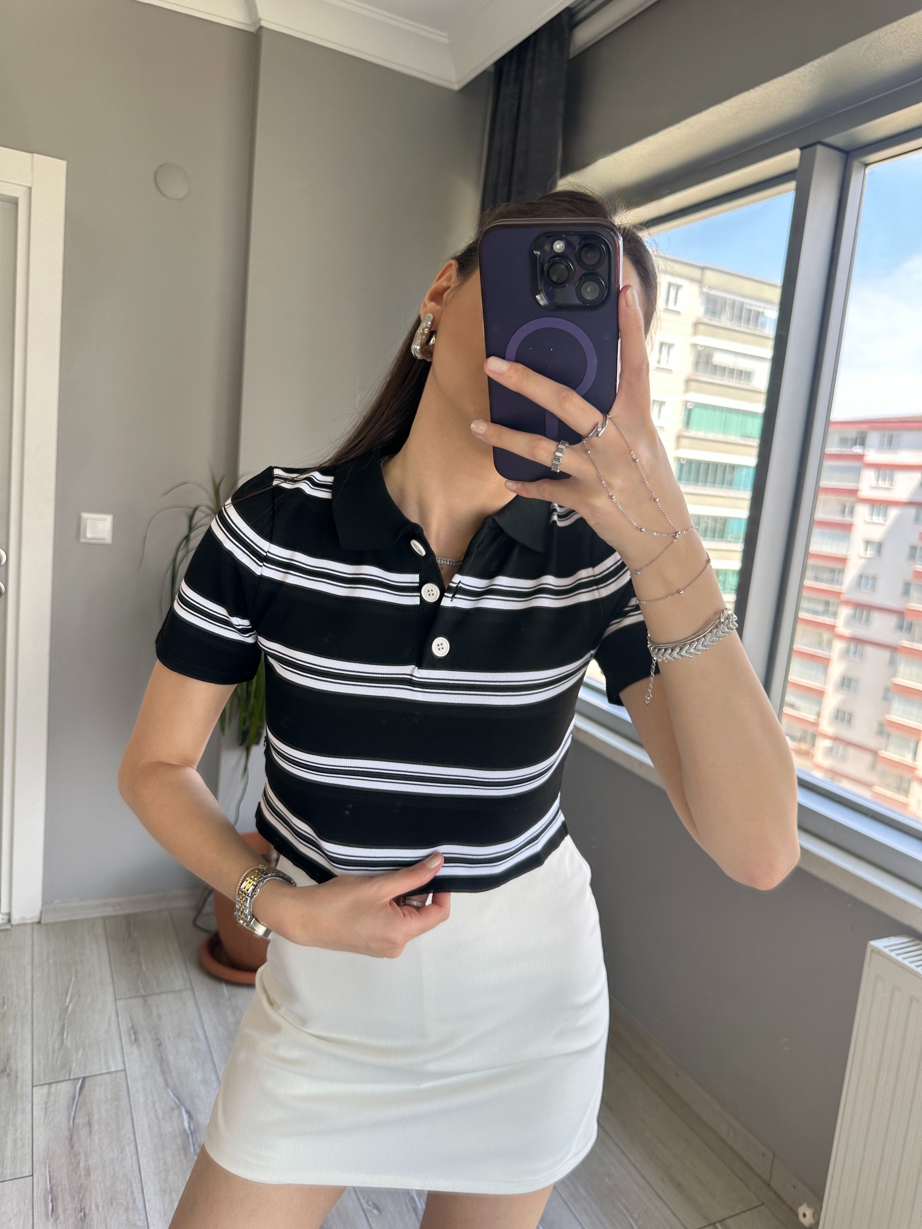 Polo Yaka Crop