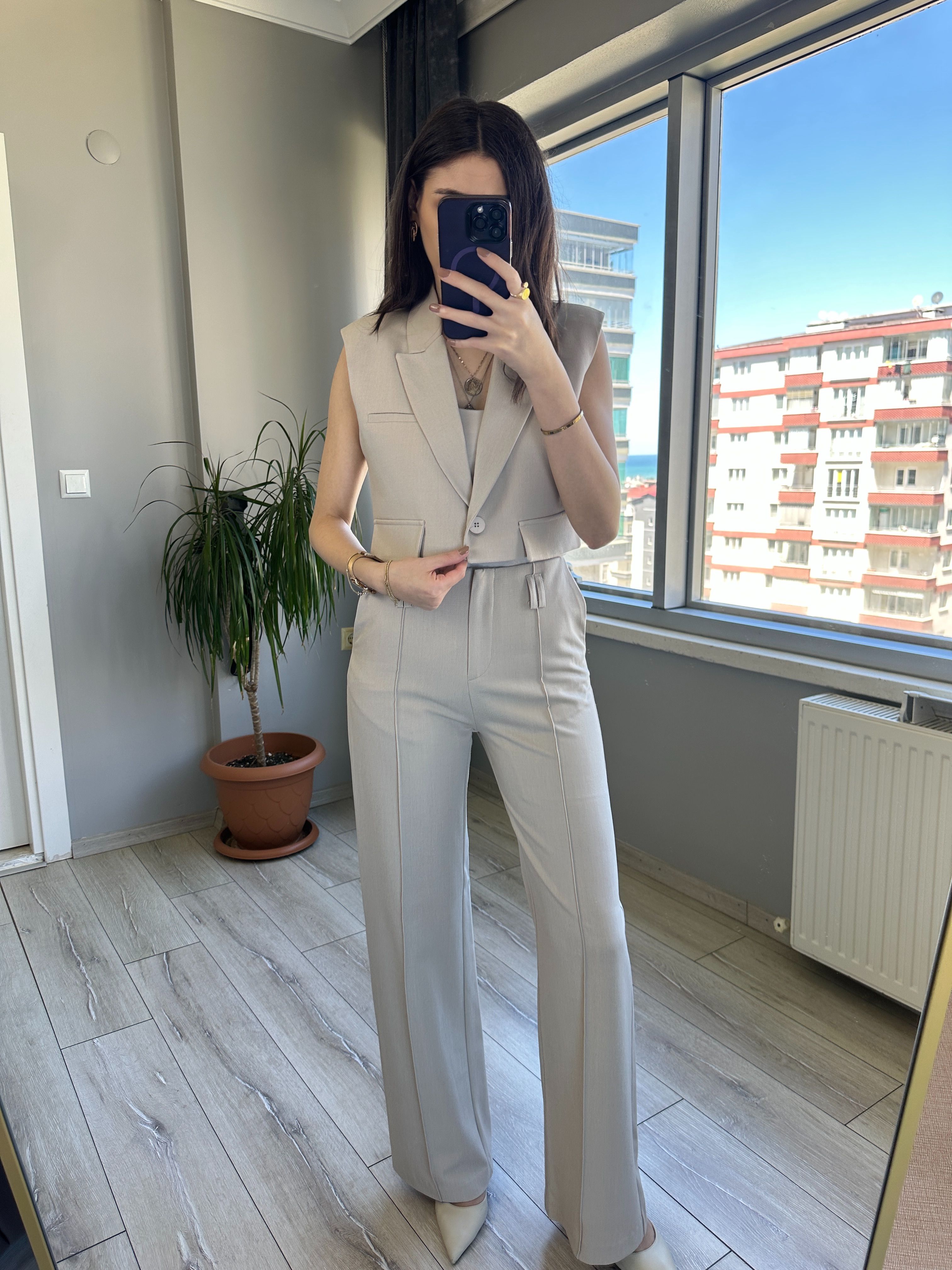 Premium Bej Takım