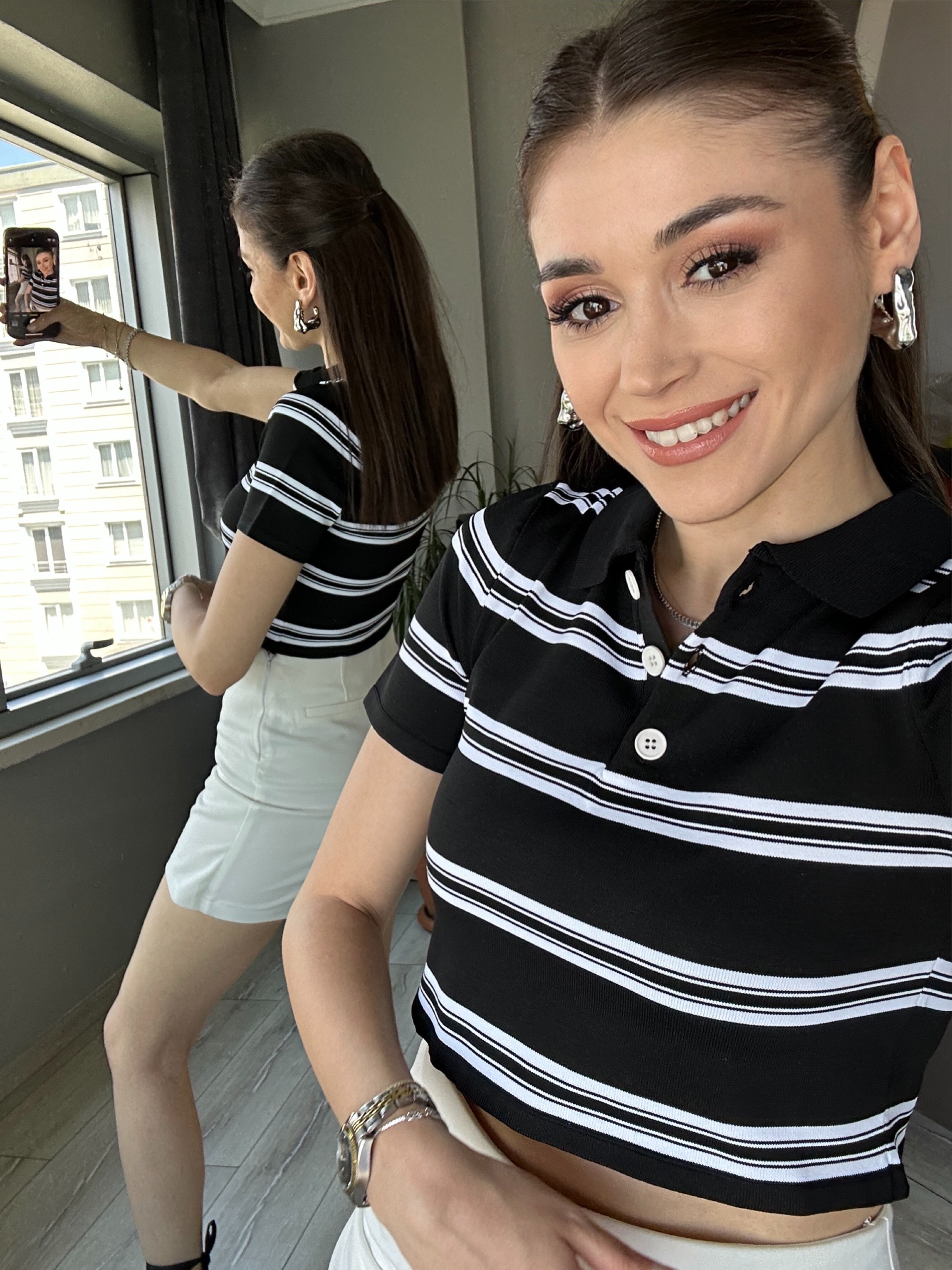 Polo Yaka Crop