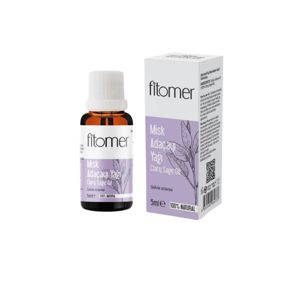 Fitomer Misk Adaçayı Yağı - 5 ML | Saf ve Etkili