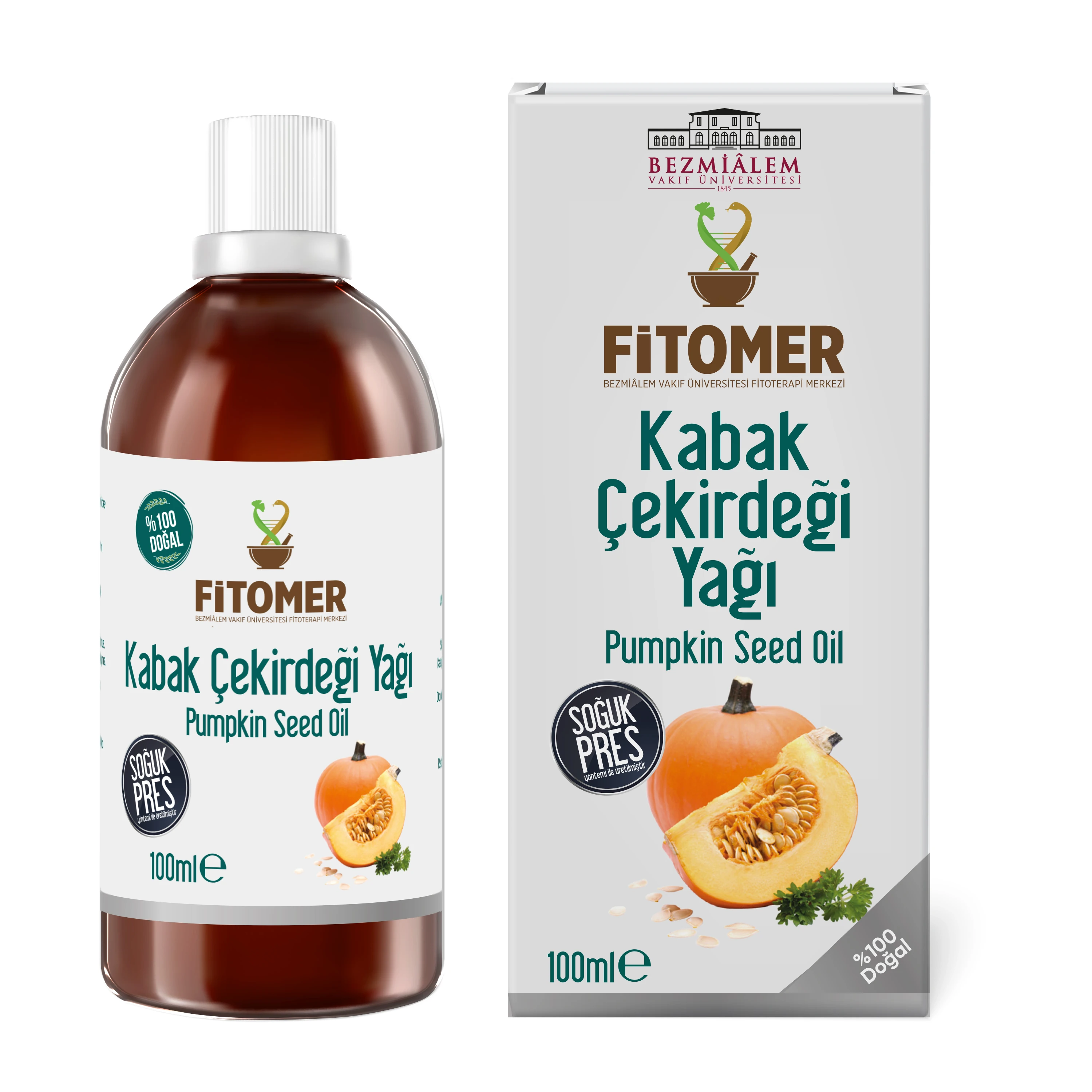 Fitomer Yeni Yıl Seti 1 ( Zeytinyağlı Kudret Narı- Sarı Kantaron - Çörekotu Yağı - Kabak Çekirdeği - Organik Hindistan Cevizi 175 ml )