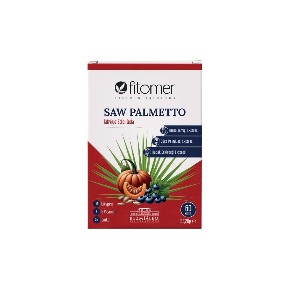 Fitomer Saw Palmetto Takviye Edici Gıda 60'lı Kapsül 2'li Fırsat Seti
