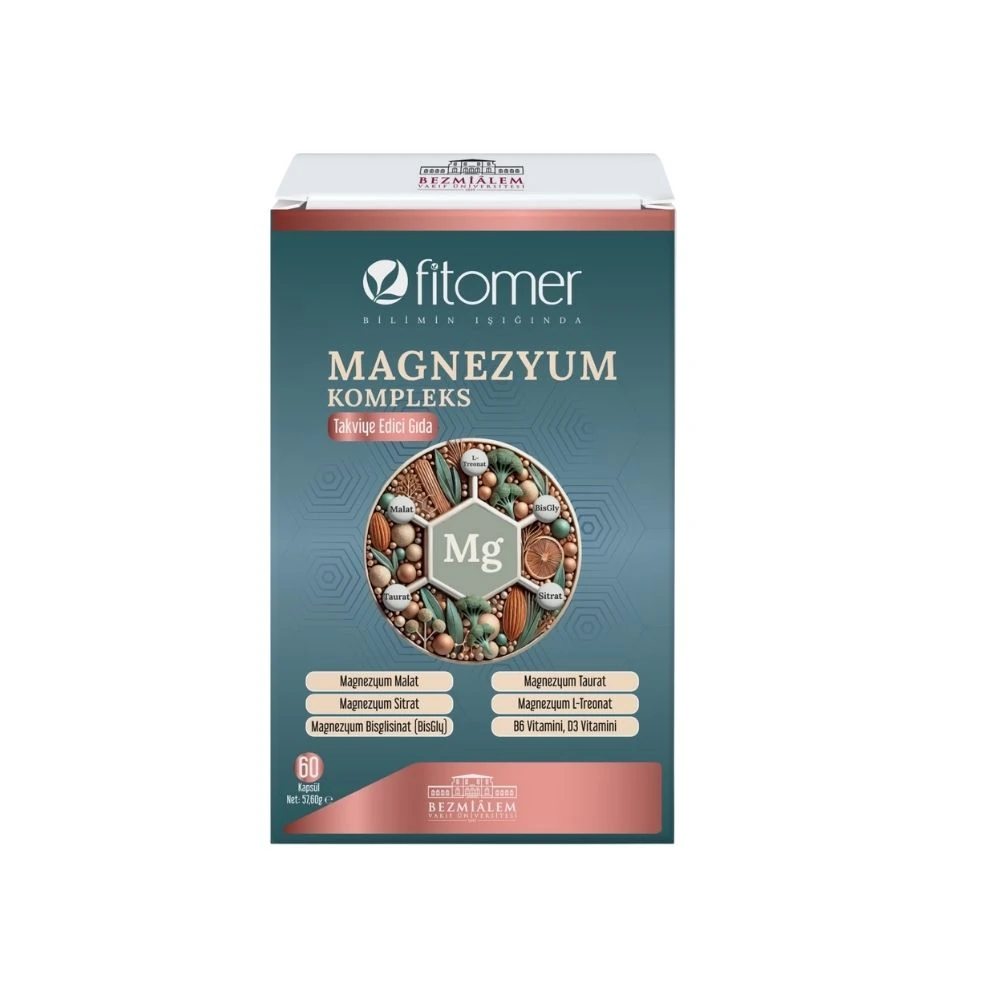 Fitomer Günlük Takviye Seti ( C Vitamin Efervesan + Magnezyum 60 Kapsül + C Vitamini Pastil + Siderimix)