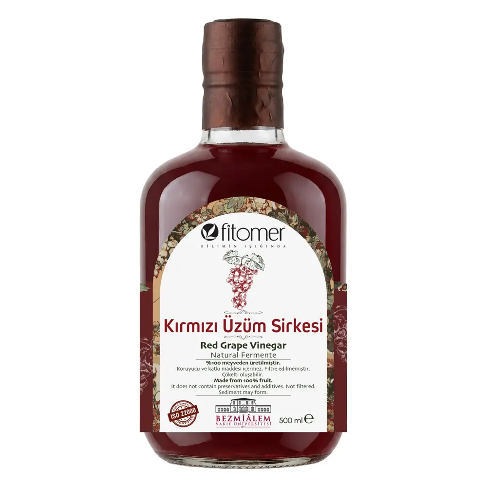 Fitomer Kırmızı Üzüm Sirkesi 500 ml