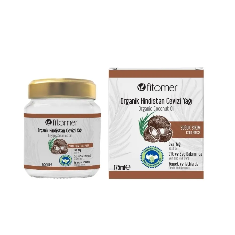 Fitomer Organik Hindistan Cevizi Yağı 175 ML Soğuk Sıkım