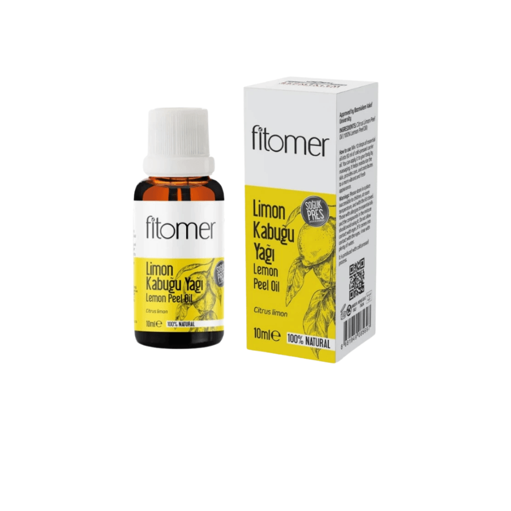 Fitomer Limon Kabuğu Yağı - 10 ML | Tazelik ve Enerji