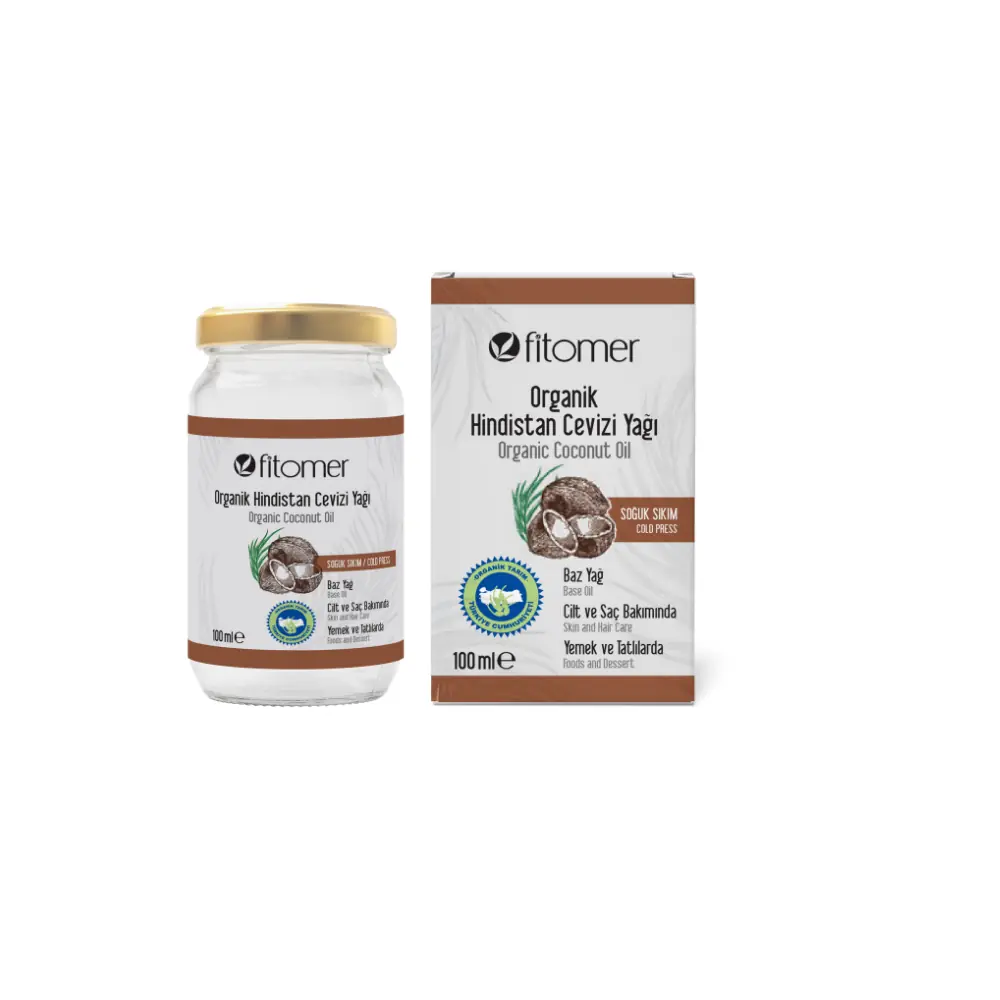 Fitomer Organik Hindistan Cevizi Yağı 100 ML Soğuk Sıkım