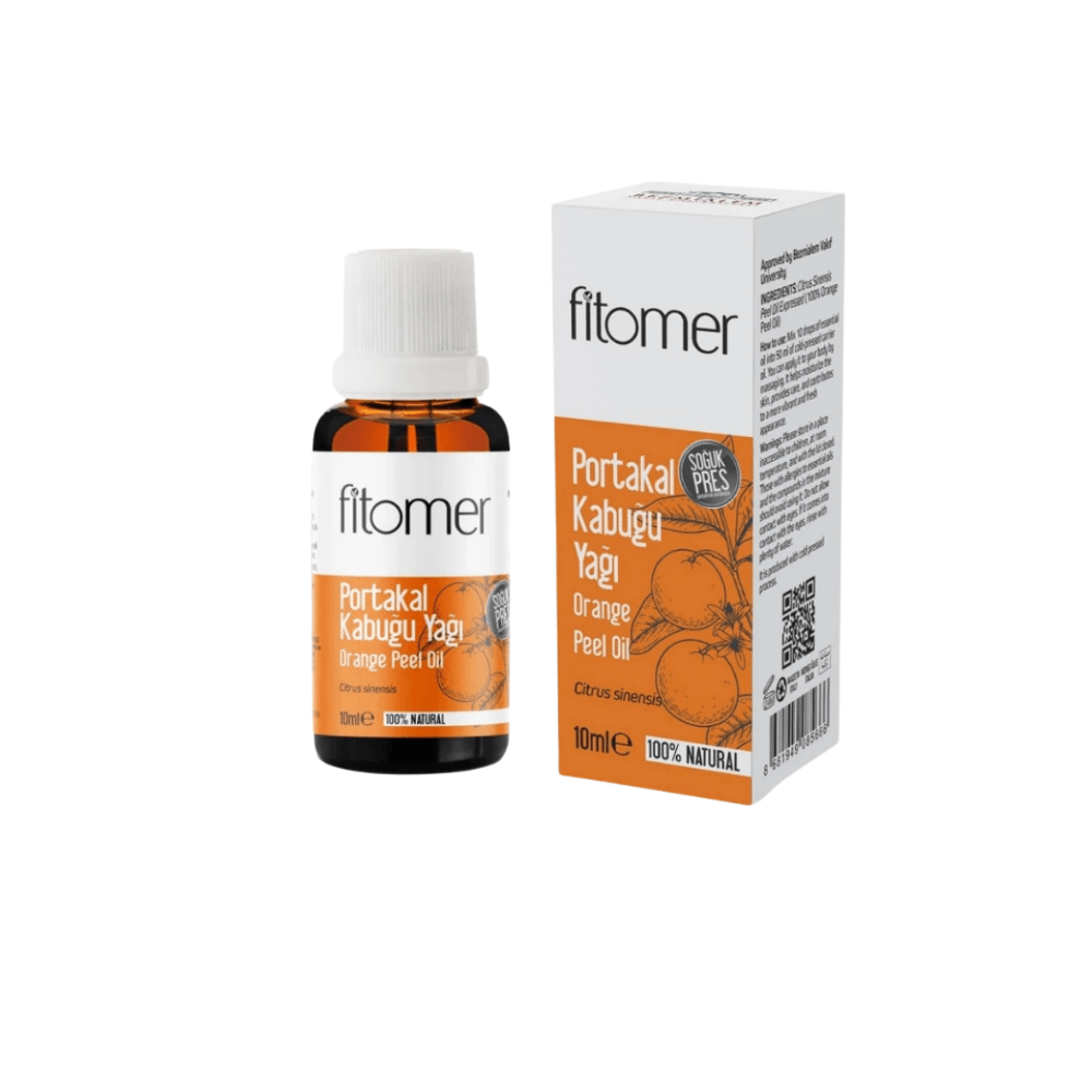 Fitomer Portakal Kabuğu Yağı - 10 ML | Canlandırıcı ve Doğal