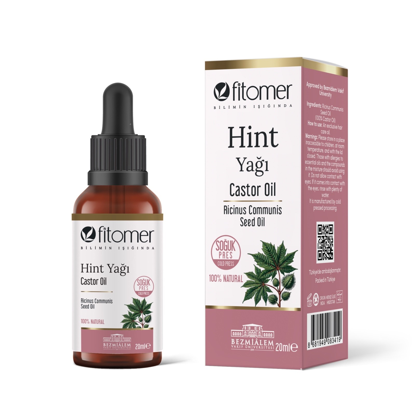 Fitomer 3-Piece Natural Care Oil Set (Tip - Jojoba - Argan)