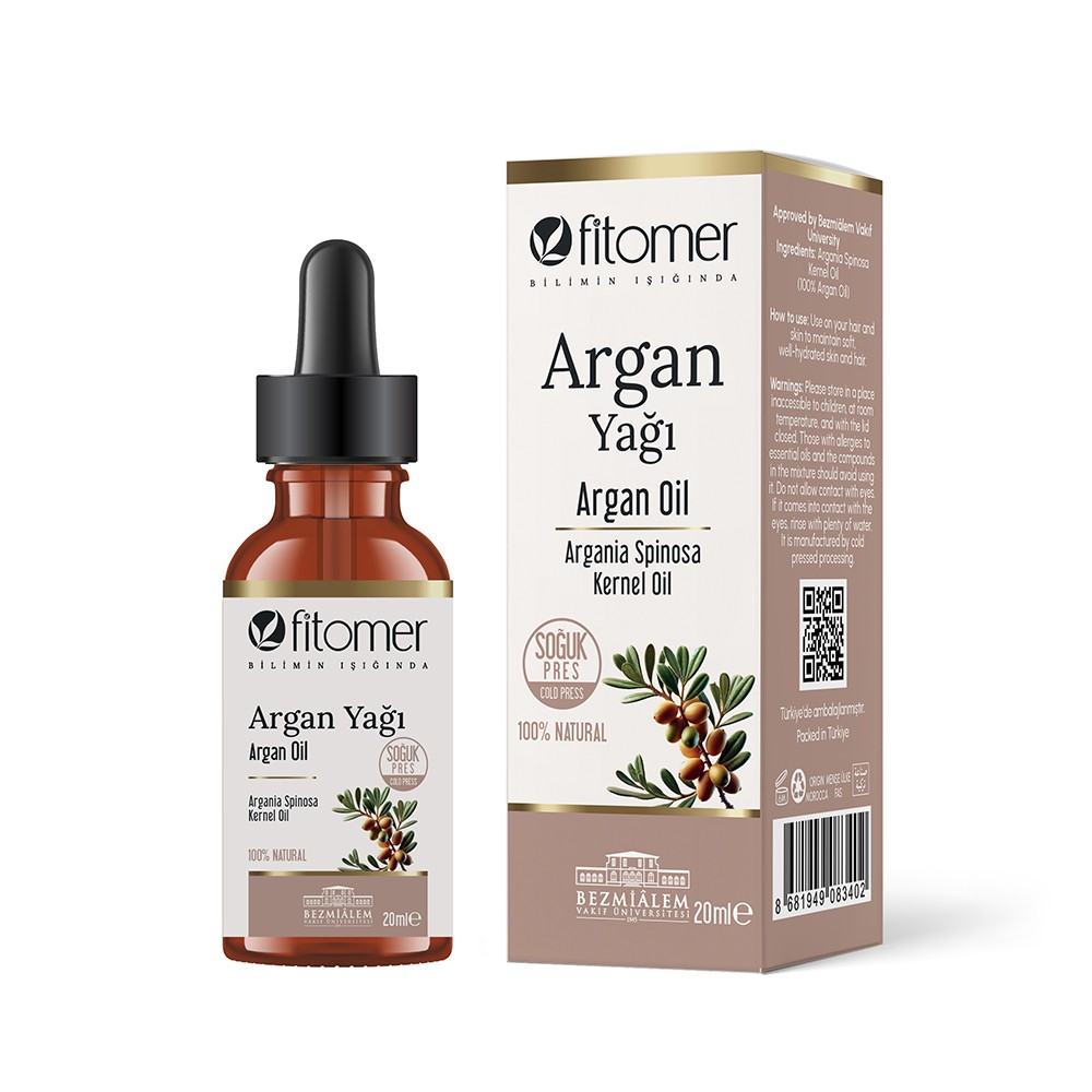 Fitomer Argan Yağı %100 Doğal Soğuk Sıkım 20 ML