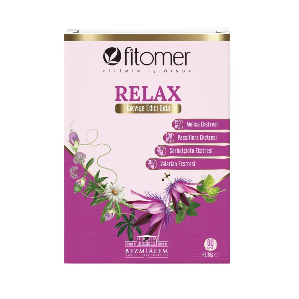 エッセンス・オブ・スコリモフスキ Fitomer Relax Valerian Passiflora Melisa Ekstreleri İçeren Kapsül
