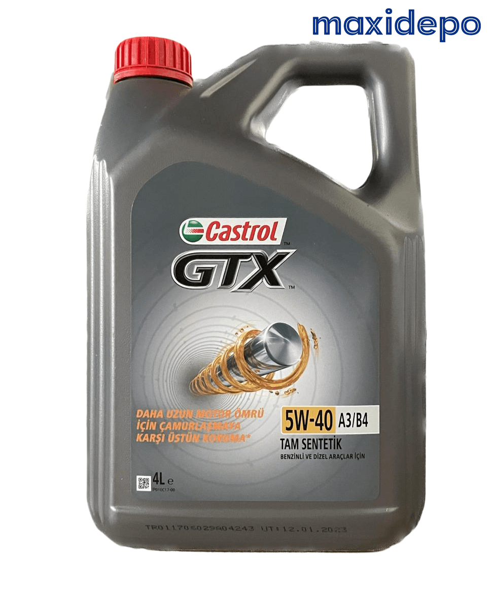 Castrol Gtx 5w-40 A3/ B4 4 Litre 2024 Ü.T