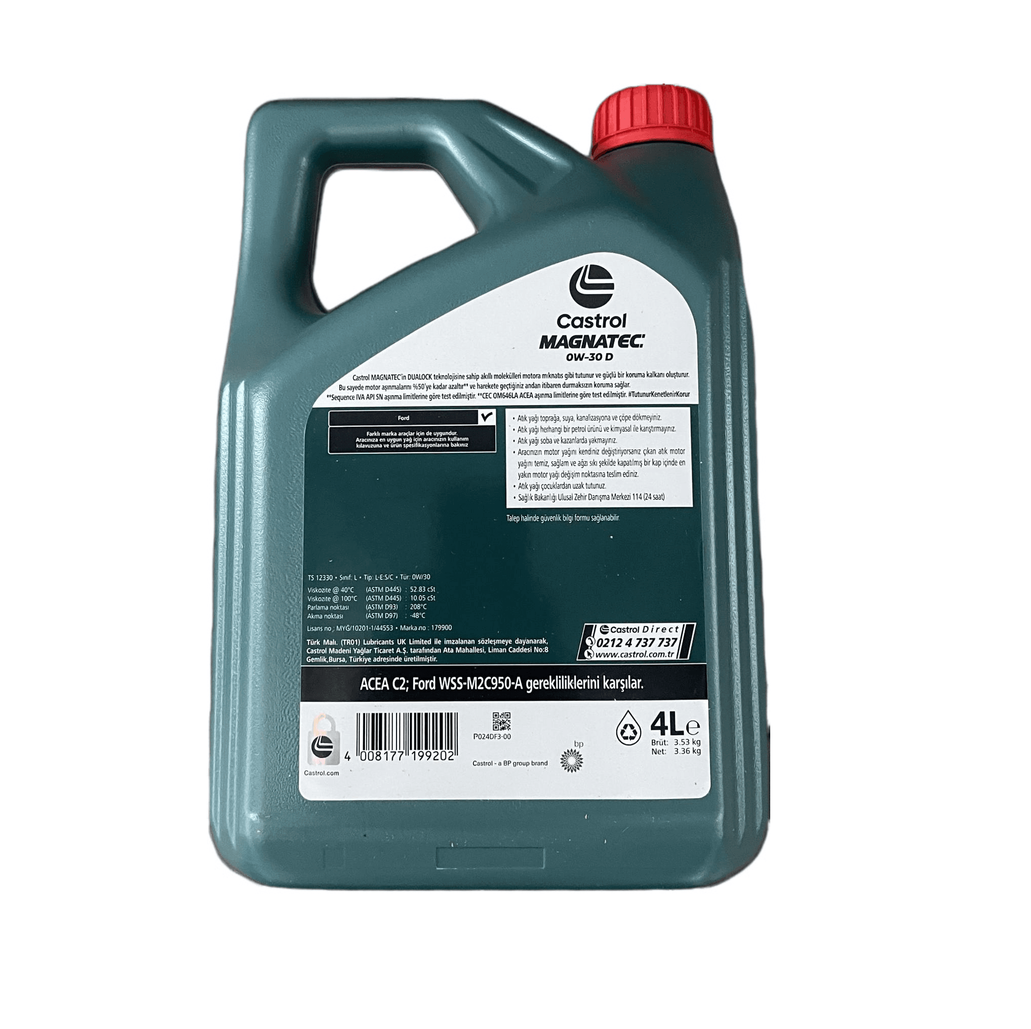 Castrol Magnatec Stop Start 0w-30 D 4 Lt Motor Yağı - 2025