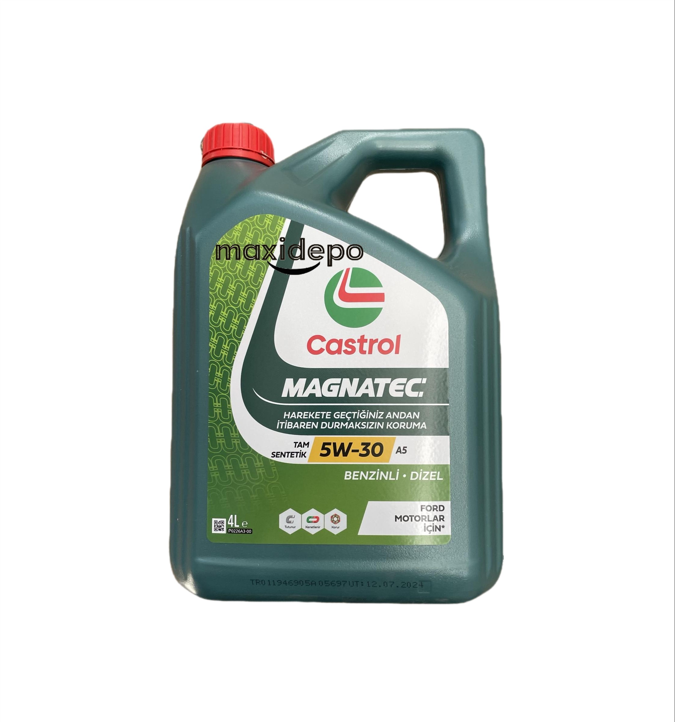 Castrol Magnatec 5w-30 A5 4 Litre 2024 Ü.T