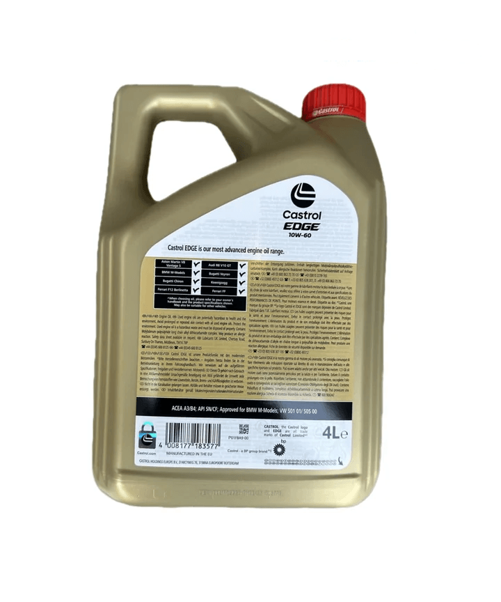 Castrol Edge 10W-60 Super Car 4 Litre  2023 Ü.T