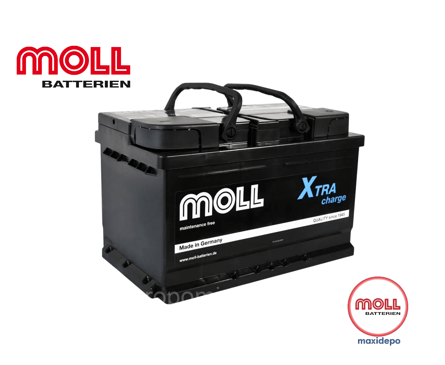 MOLL 12V 100 AH X-TRA CHARGE ALÇAK AKÜ 