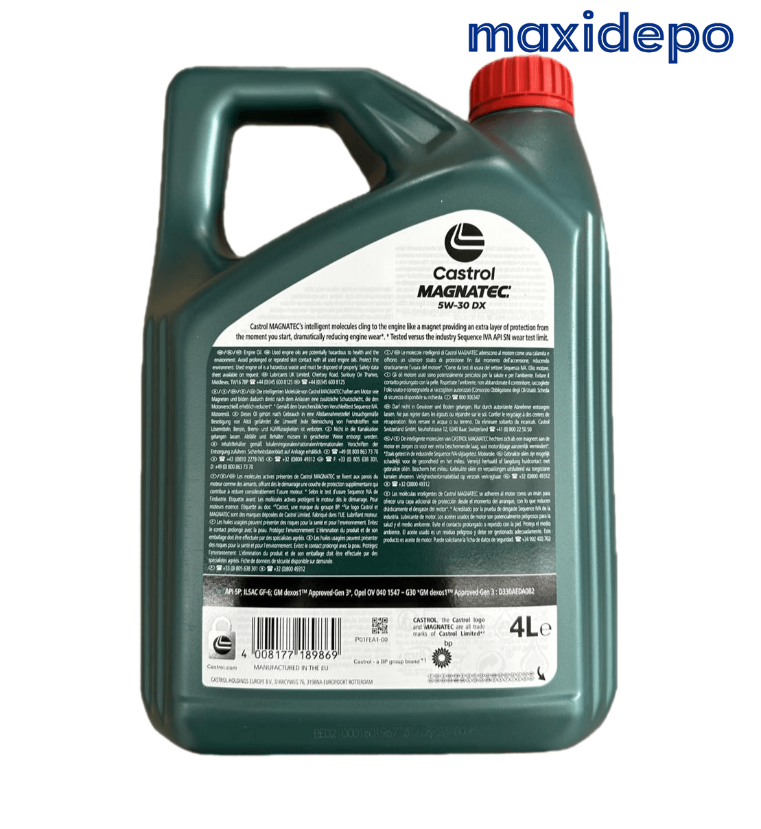 Castrol Magnatec 5w-30 Dx Dexos 1 2024 Ü.T