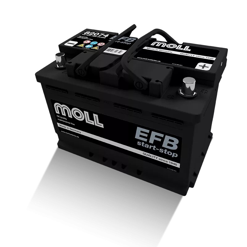 MOLL 12V 74 AH EFB START STOP AKÜ 