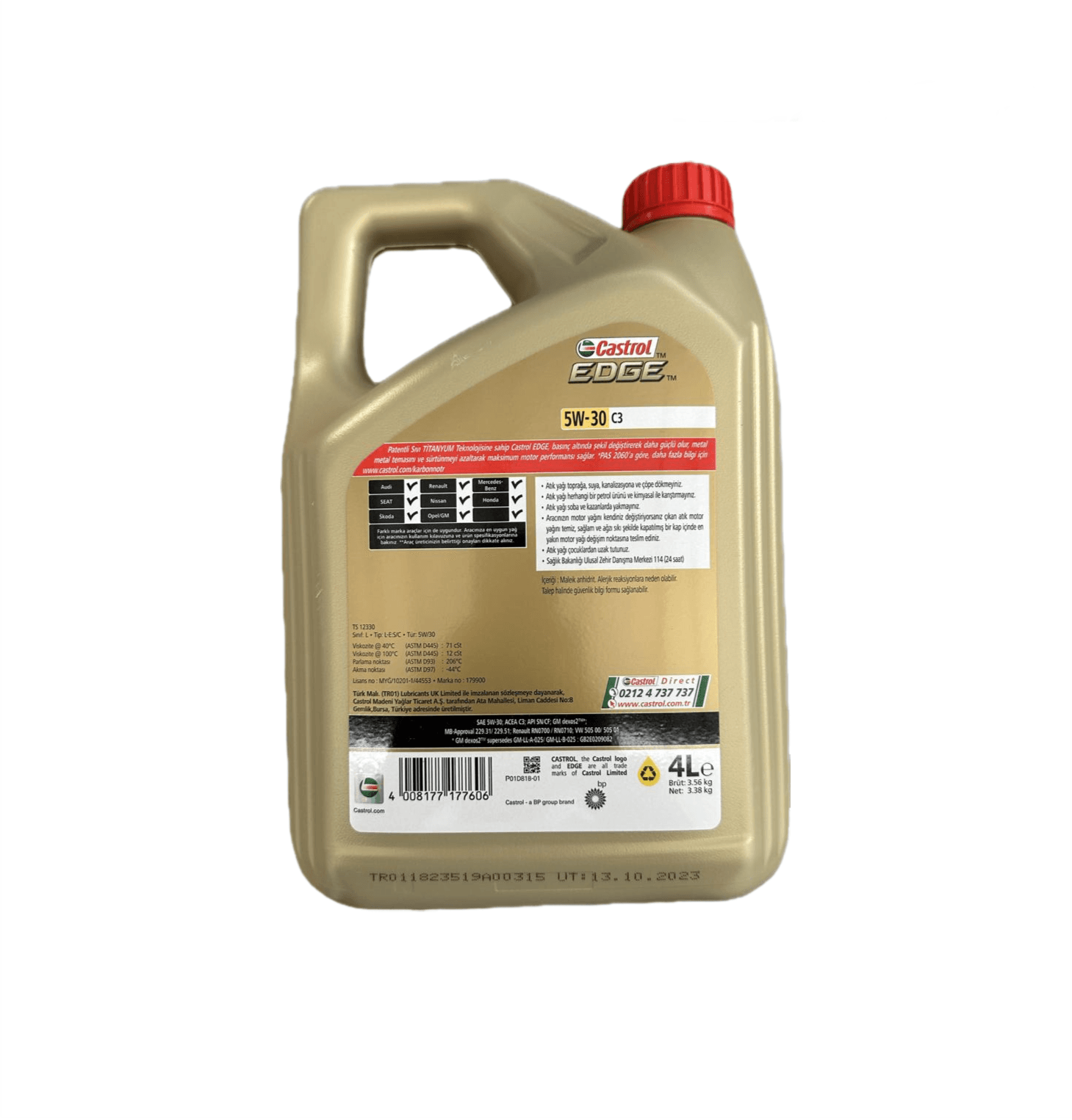 Castrol Edge 5W-30 C3 4 Litre 2024 Ü.T