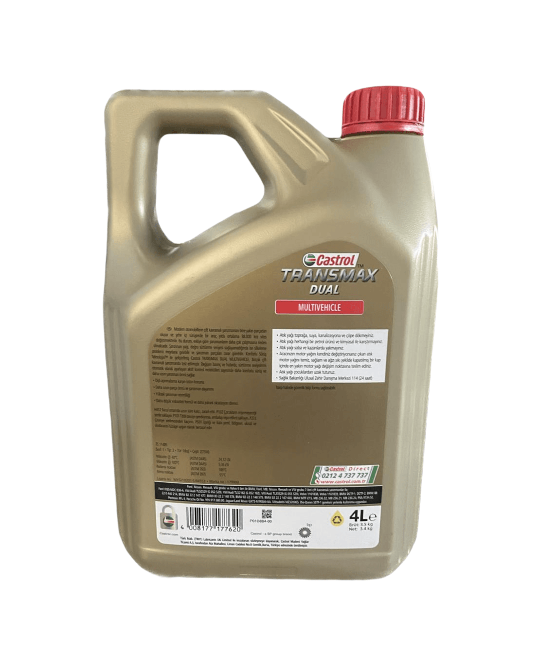 Castrol Transmax Dual Multivehicle 4 Litre