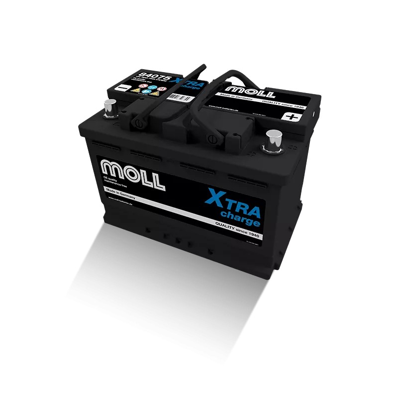 MOLL 12V 75 AH X-TRA CHARGE KLASİK 72 AKÜ