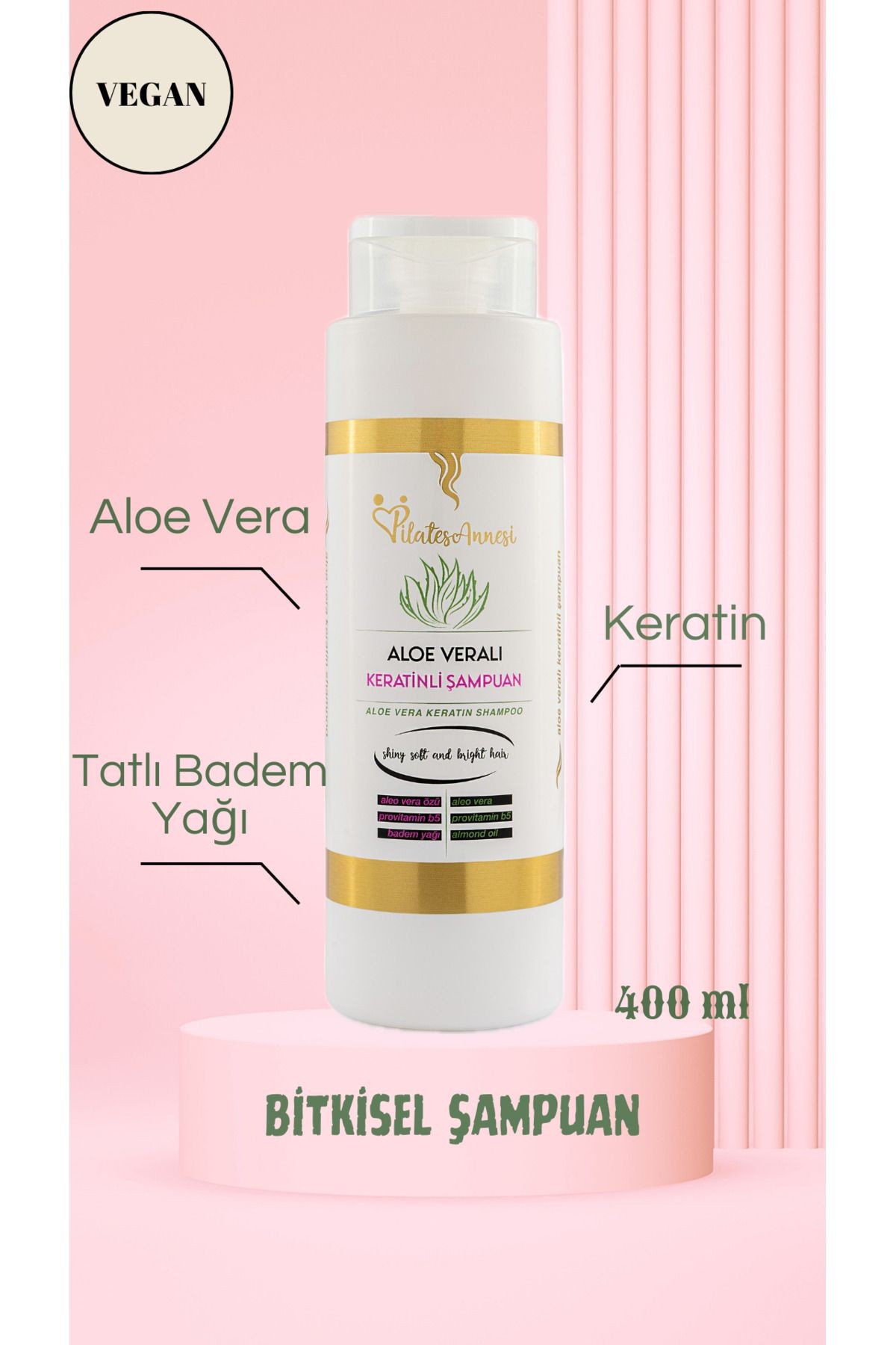 Aloe Veralı Keratinli Şampuan