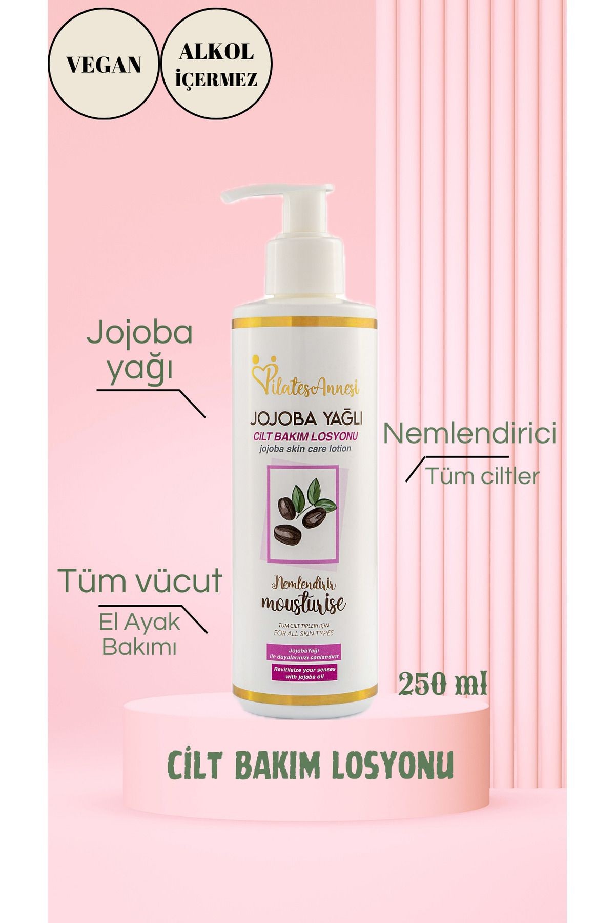 Jojoba Yağlı Cilt Bakım Losyonu