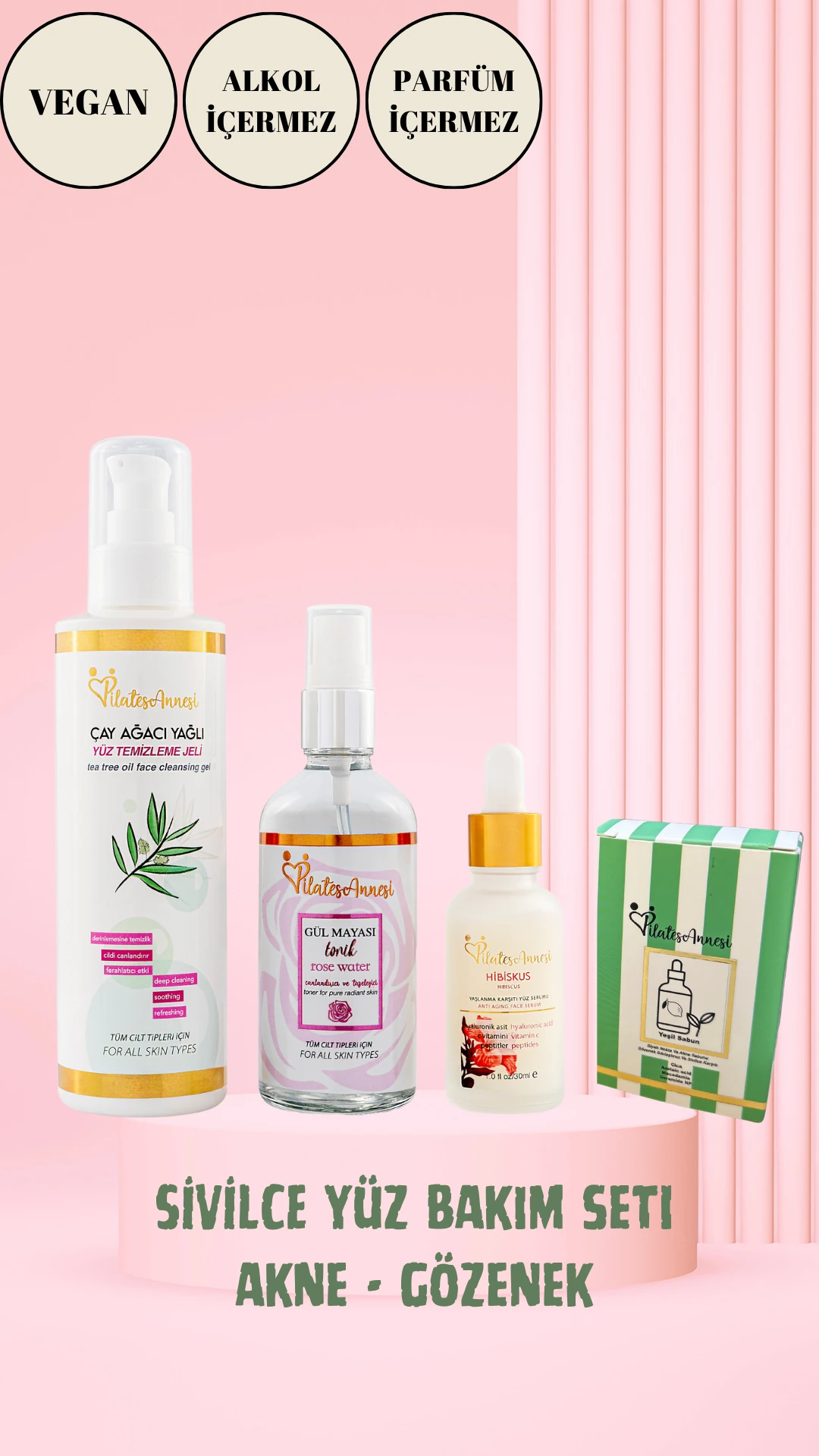 Sivilce Yüz Bakım Seti