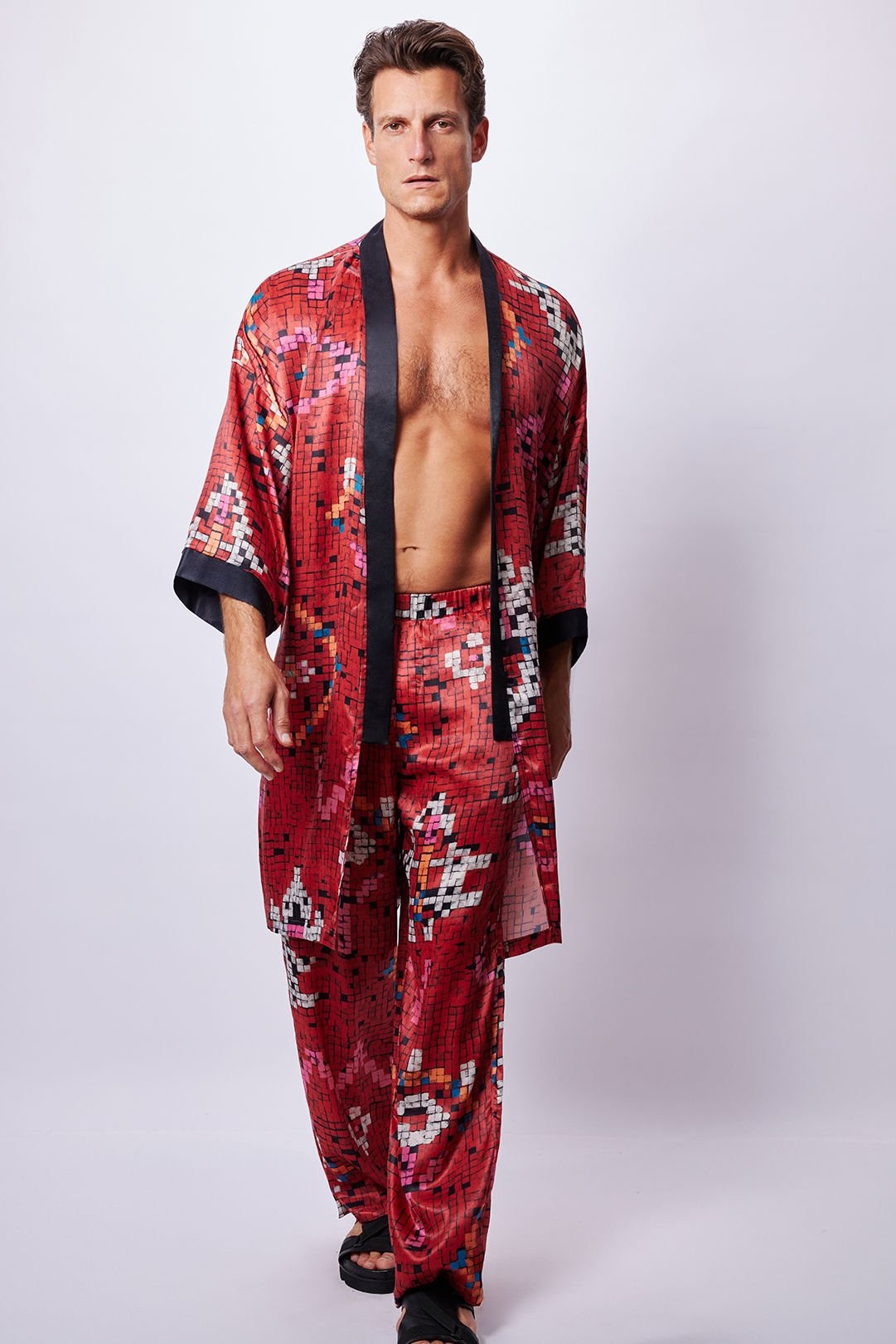 Oriental Kimono & Pantolon Takım