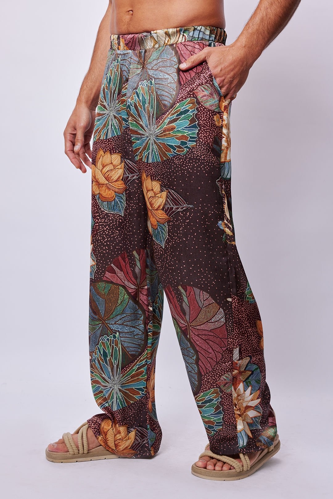 Floral Pantolon