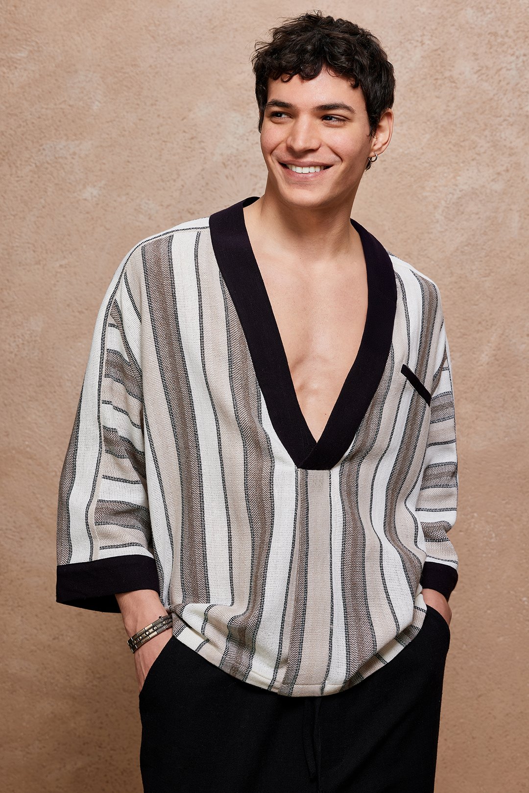 Clay Deep V Kaftan