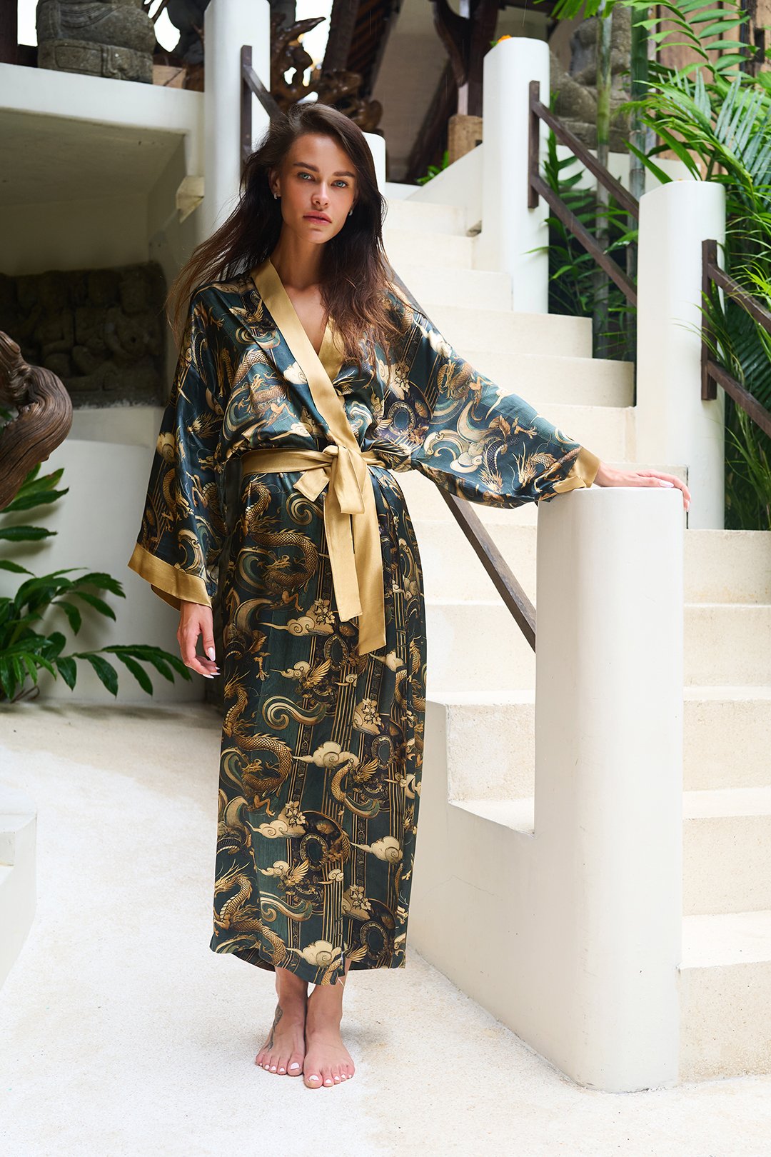 Golden Warlord Women Kimono