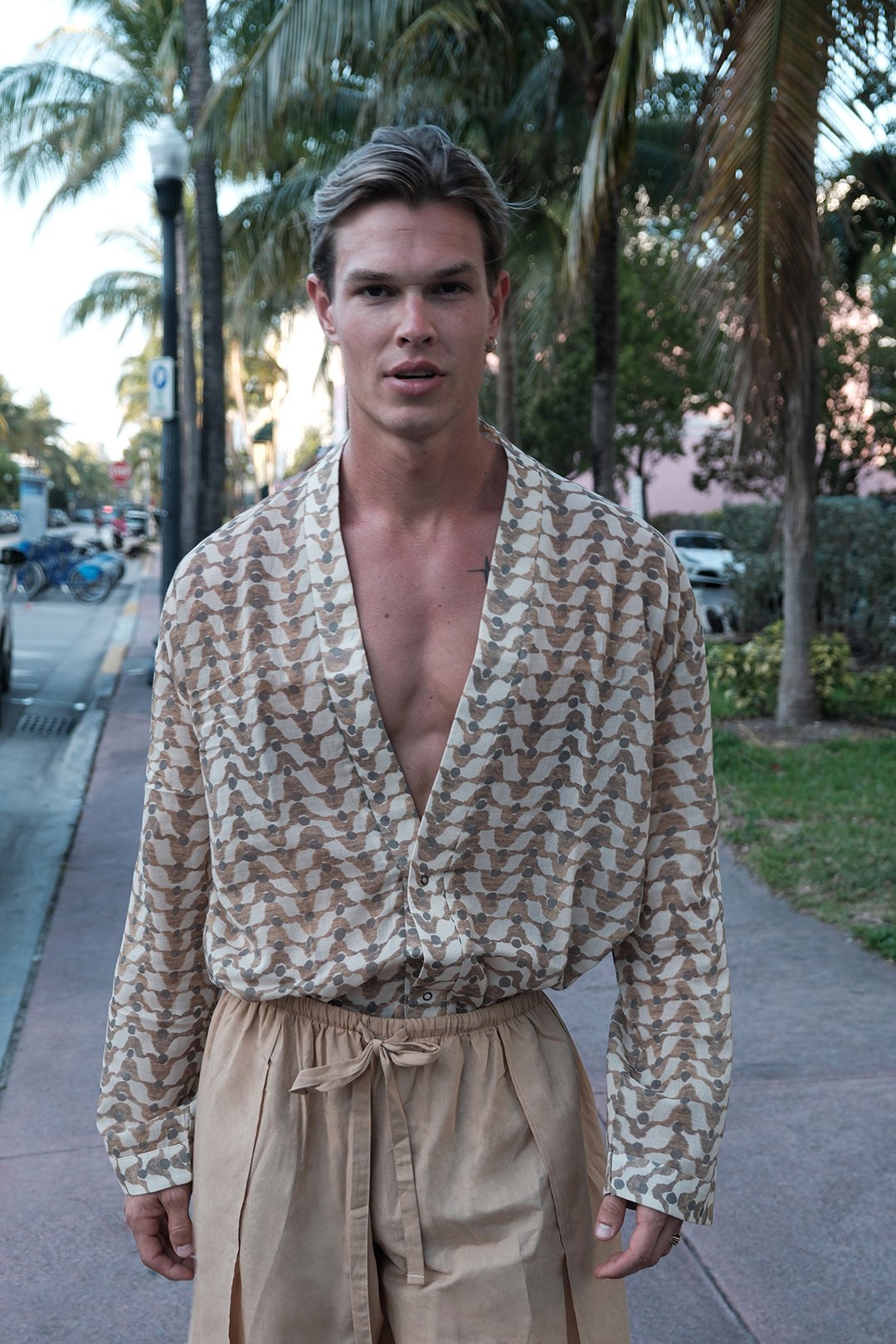 Chevron Kimono