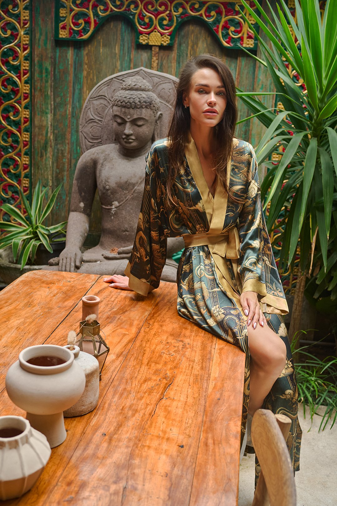 Golden Warlord Women Kimono