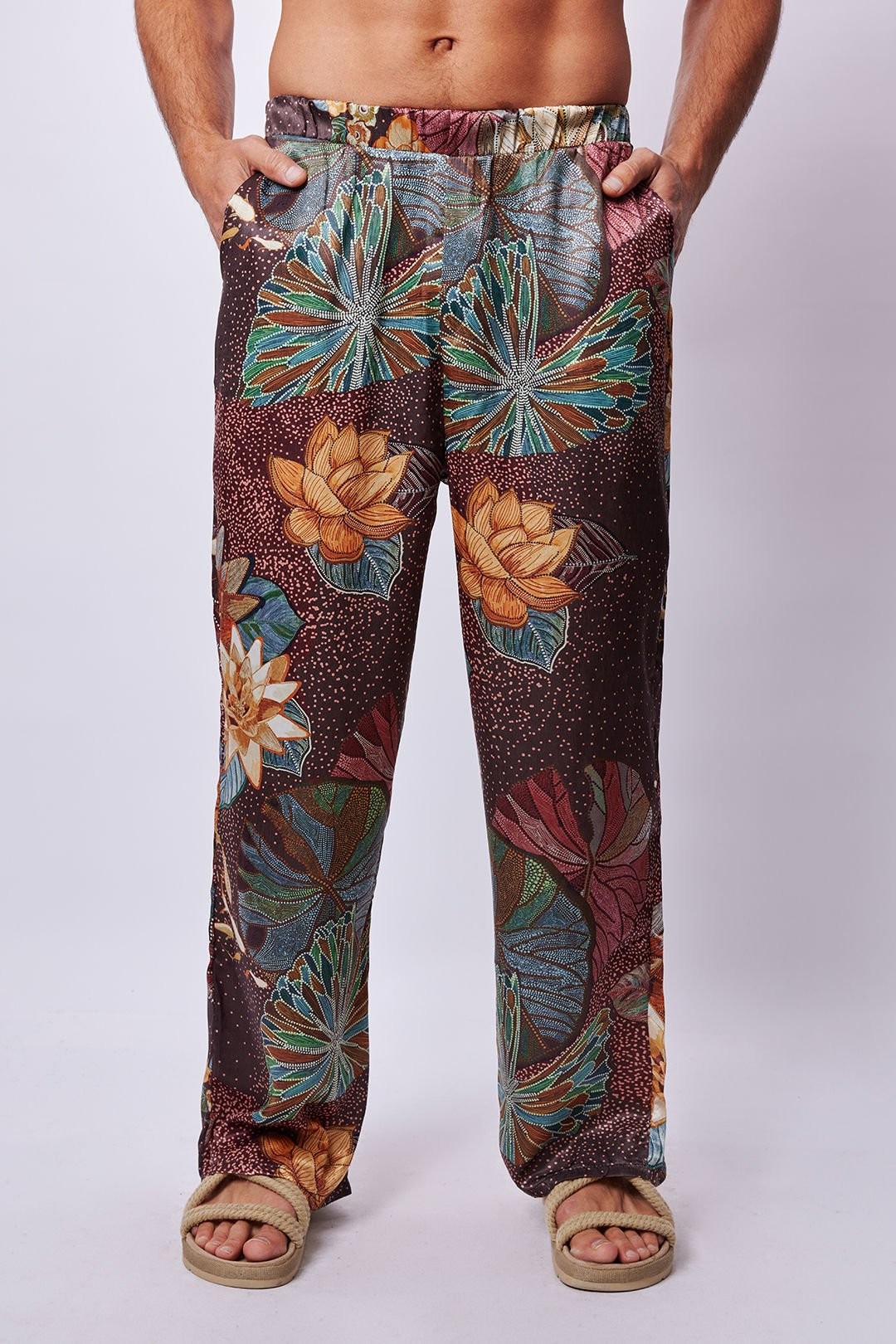 Floral Pantolon