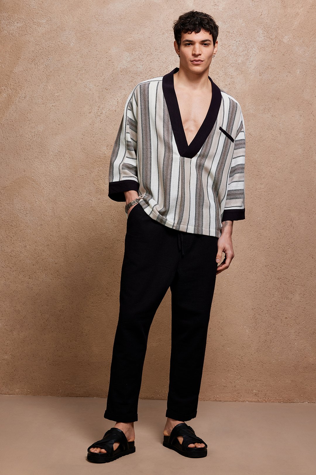 Clay Deep V Kaftan