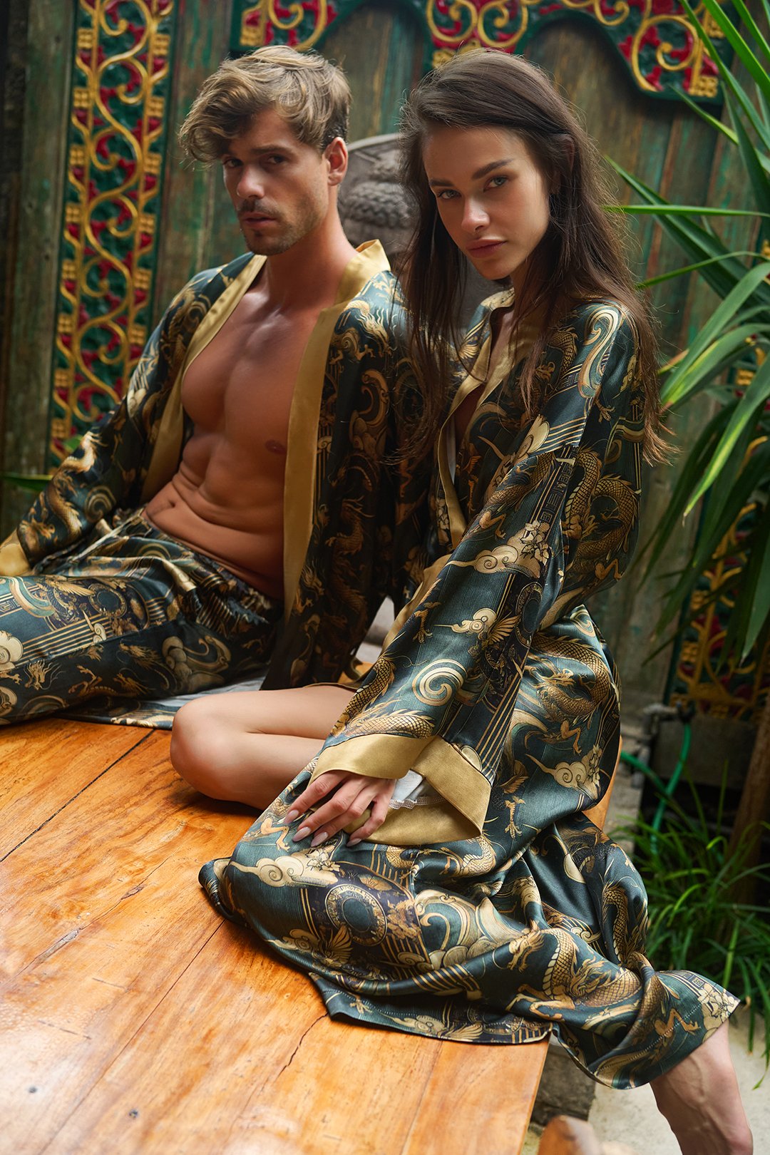 Golden Warlord Women Kimono