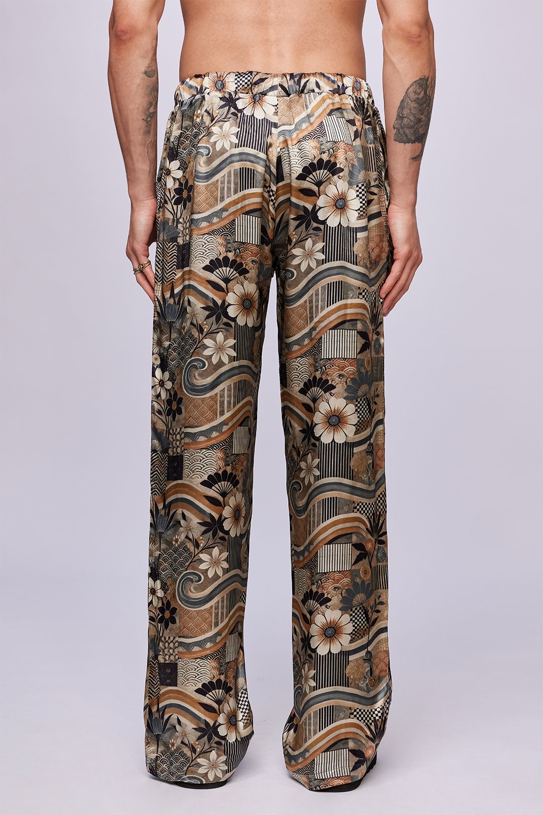 Shogun Bloom Luxury Kimono & Pants Set