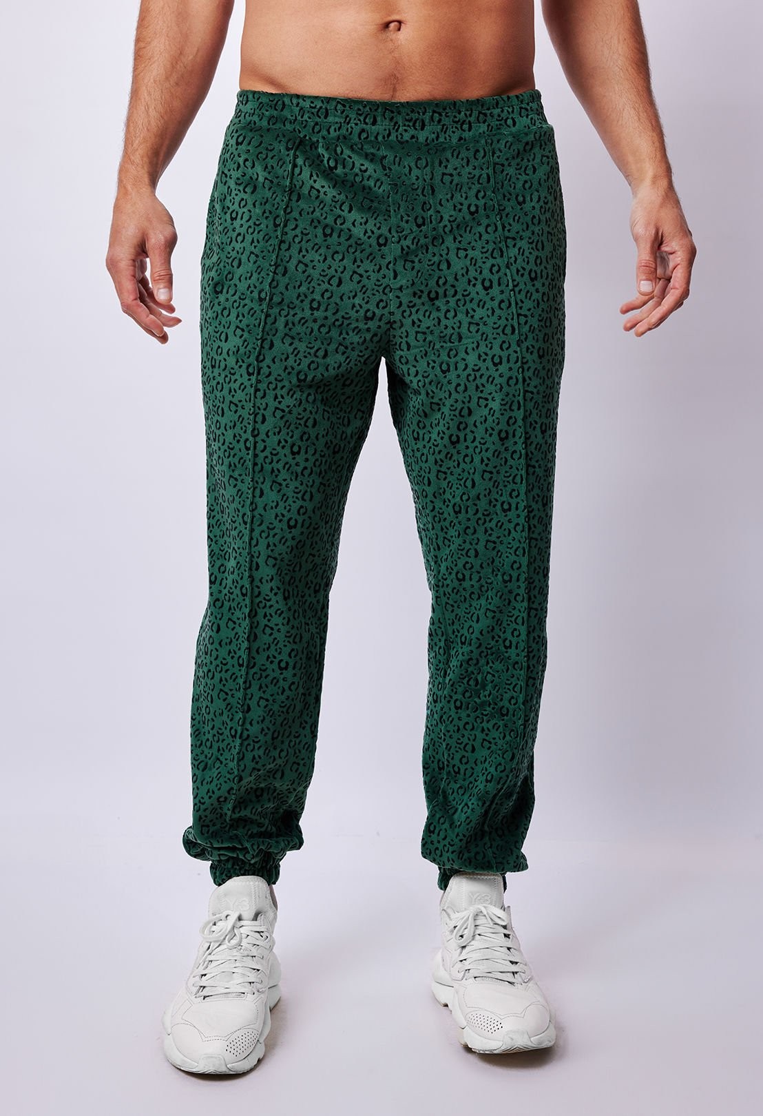 Green Leo Soft Velvet Pantolon