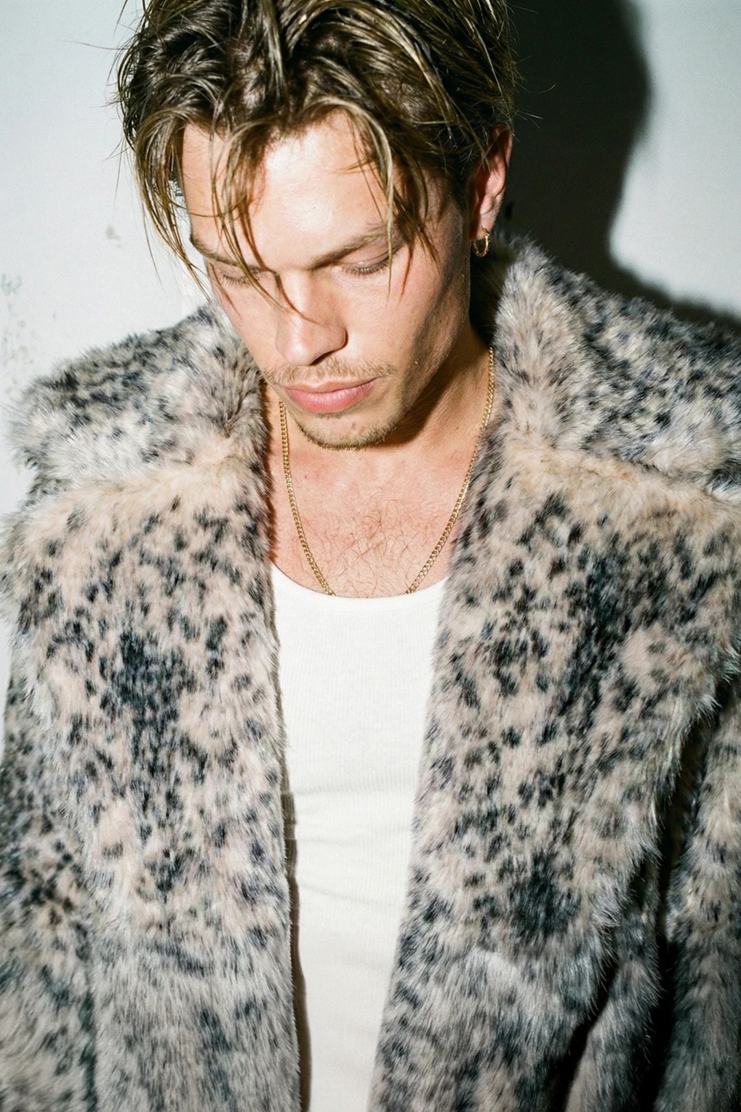 Leopar Faux Fur Ceket