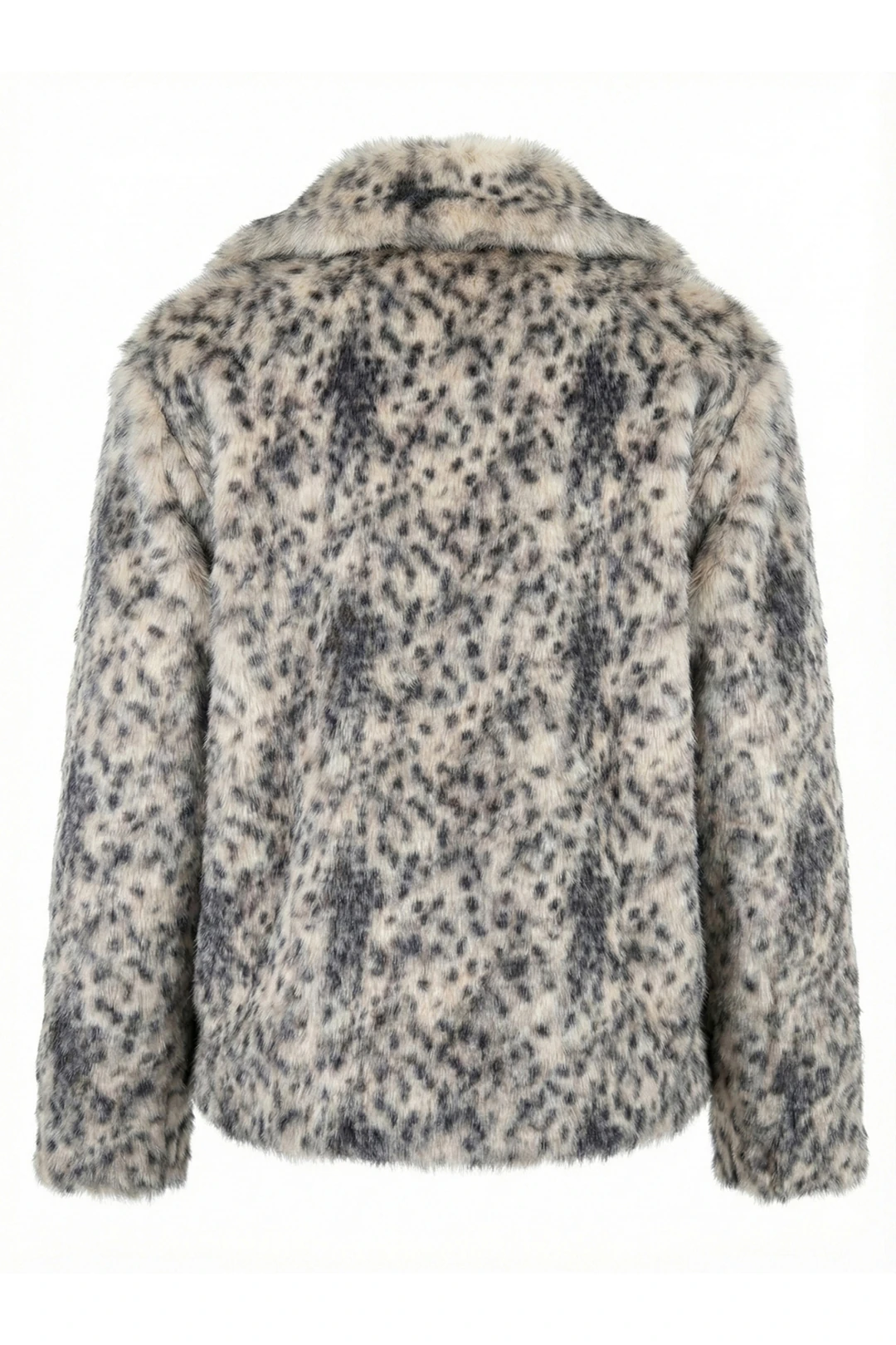 Leopar Faux Fur Ceket