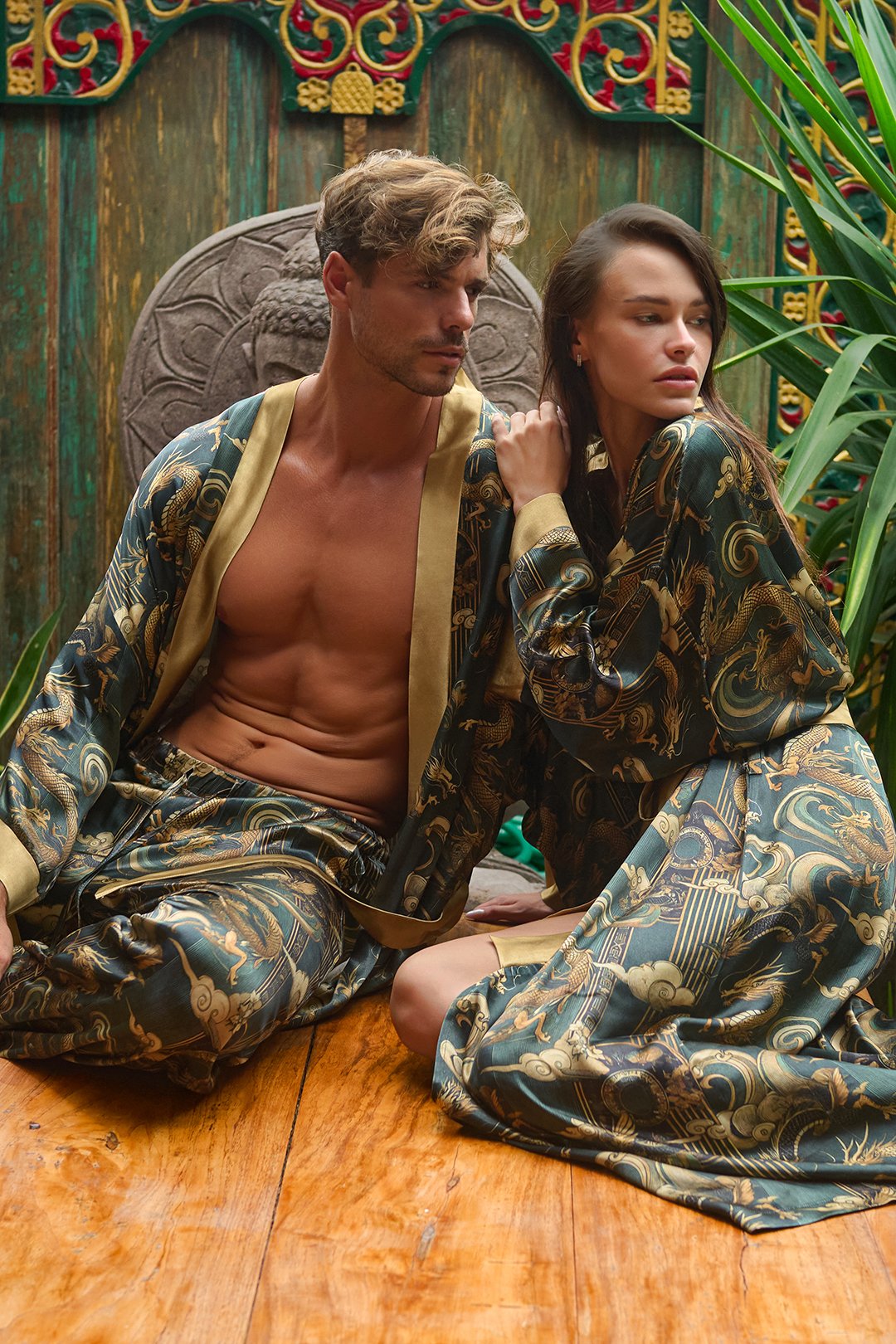 Golden Warlord Women Kimono