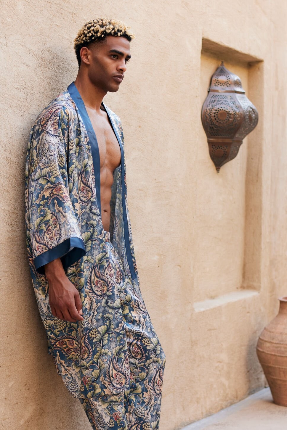 Paisley Kimono & Pantolon Takım