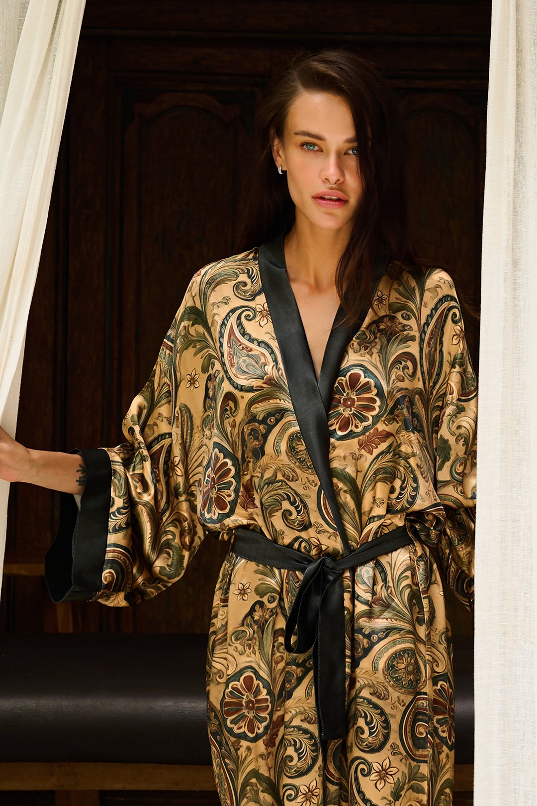 Royal Amber Women Kimono