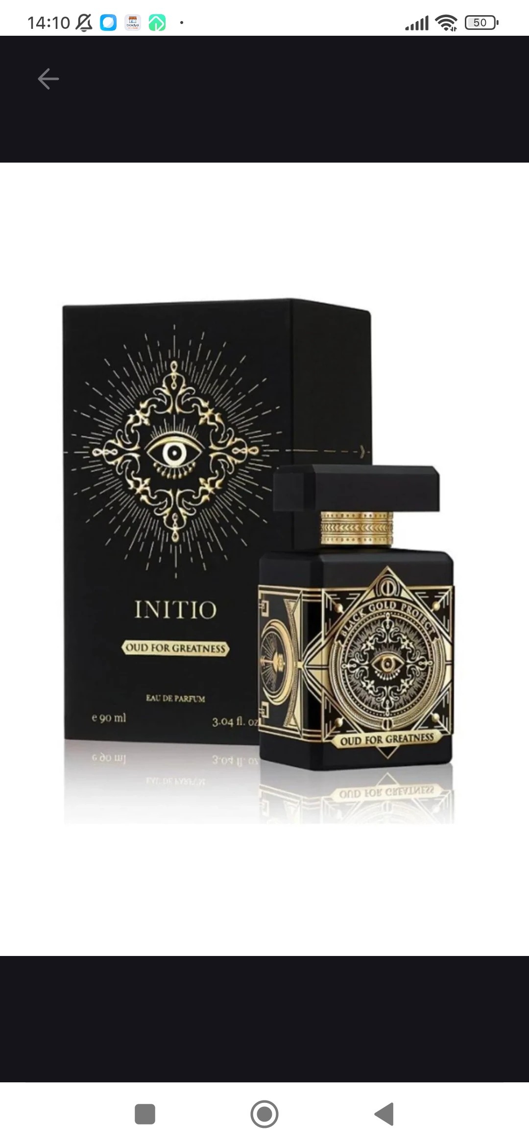 İnitio Black Gold Project - Oud for Greatness (Lüx Kutu)
