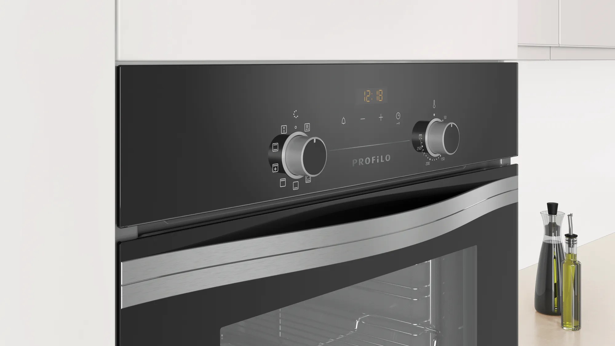 Profilo FRMA325S Siyah Ankastre Fırın