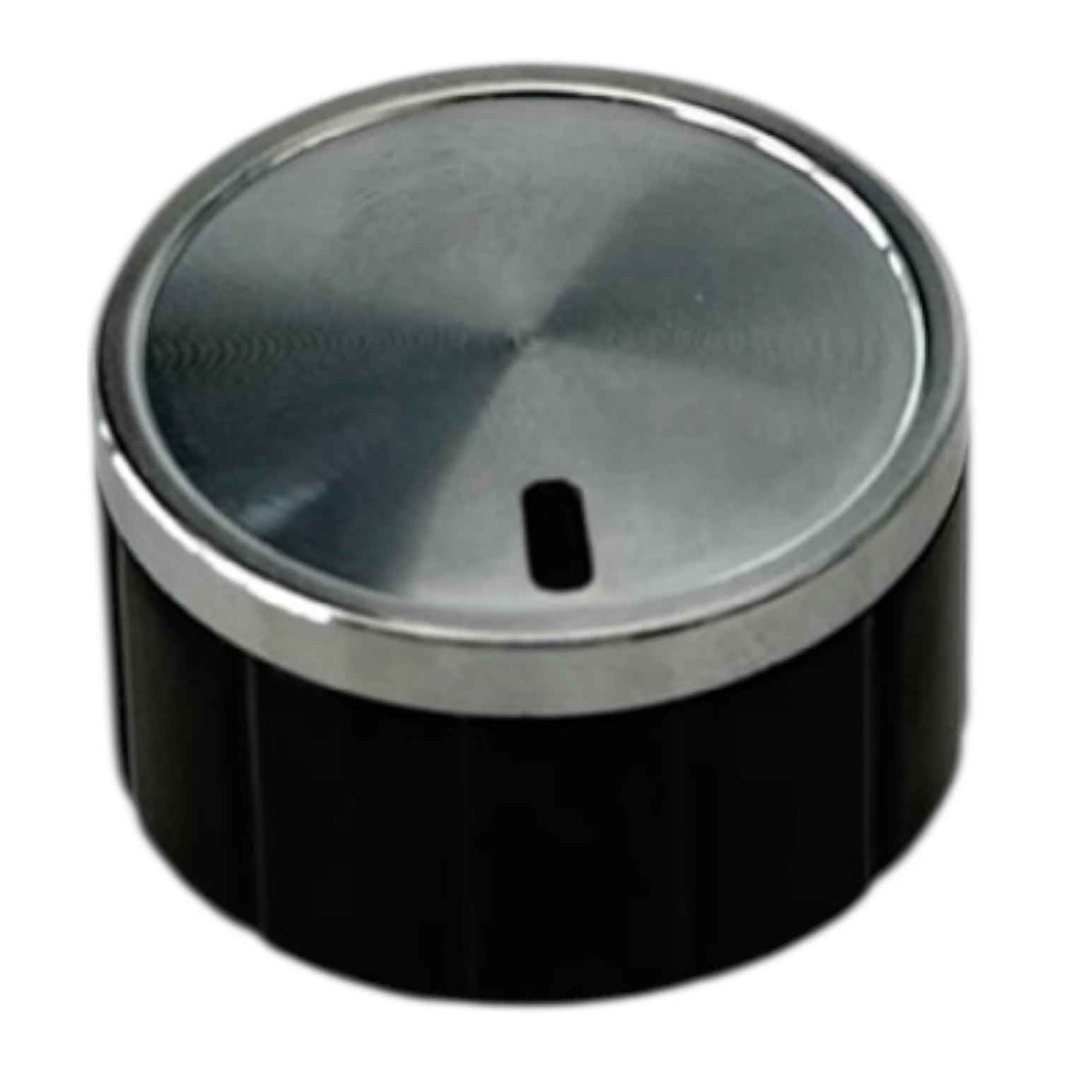 Termikel Ankastre Ocak Düğmesi, Siyah İnox Kaplama 32536-BL IX